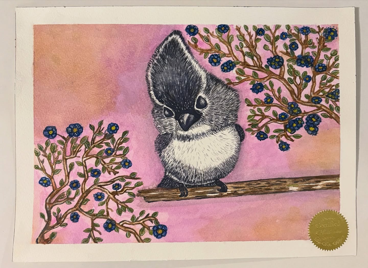 🎨 Fresh from the Studio ✨
Meet my newest watercolor and gouache creation — a soft, expressive little bird perched among hand-painted blossoms. 🕊️💙
This one-of-a-kind original is 10x14 inches, painted on 300 gsm watercolor paper for beautiful texture and detail. Every brushstroke captures calm, curiosity, and the gentle poetry of nature. 🌸
Would you hang this peaceful soul on your wall? Tell me what it reminds you of in the comments below 💬
#watercolorpainting #birdart #artreel #artistsoninstagram #gouachepainting #originalart #homedecor #artcollector #birdillustration #artstudio #artreels #watercolorartist #designbyseda #walldecor #artwork #natureart