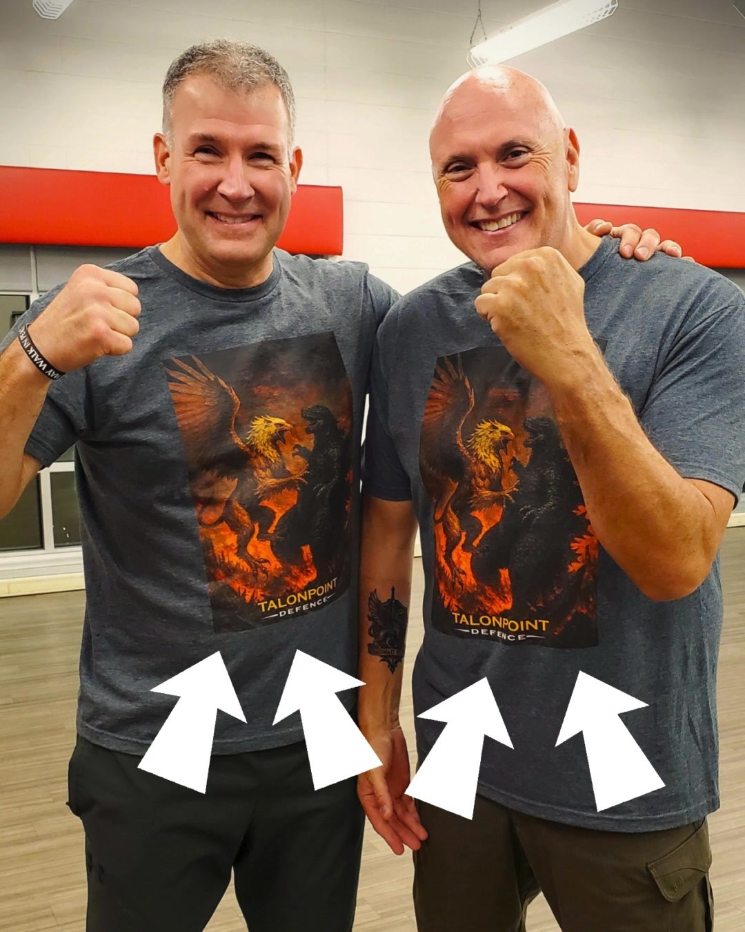 New TalonPoint Gear Drop
👕 These T-shirts are so cool everyone’s getting one!!
We’re pretty excited about our new line of TalonPoint branded gear — fresh designs, bold attitude, and 100% community spirit.
🔥 Now available:
🦅 Griffin vs. Godzilla graphic tees
💪 Official student shirts
🎒 Bags, ball caps, water bottles, and rashguards
And we’re just getting started — new items dropping regularly!
👇 Have an idea or something you’d love to see in our next release?
Drop it in the comments — we’re building this line with our community.
👉 Shop now at TalonPoint.ca/shop!
#TalonPointDefence #TalonPointGear #KravMagaLife #BeHard2Kill #TalonPointCommunity #KravMagaCanada #SelfDefenceTraining #YEGSmallBusiness #YEGStrong #EdmontonFitness #YEGFitness #YEGCommunity #TrainForLife #BuildingConfidence #MartialArtsApparel #YEGStyle #EdmontonStyle #KravMagaApparel #FunctionalFitness #TalonPointMerch #ConfidenceThroughTraining #TrainSmart #ShopLocalYEG #FitnessGear #EdmontonTraining #YEGMartialArts #CommunityDriven #StrongTogether #YEGWomen #EmpowerYourself
