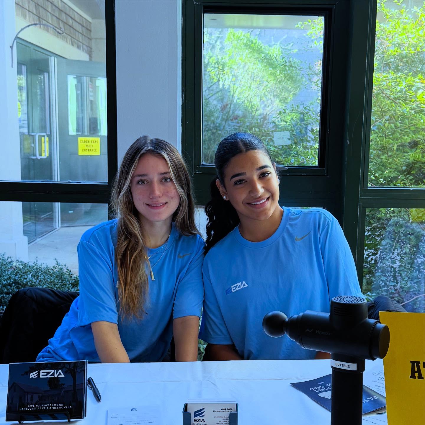 Braelyn and Mariana representing EZIA at the Senior Expo!