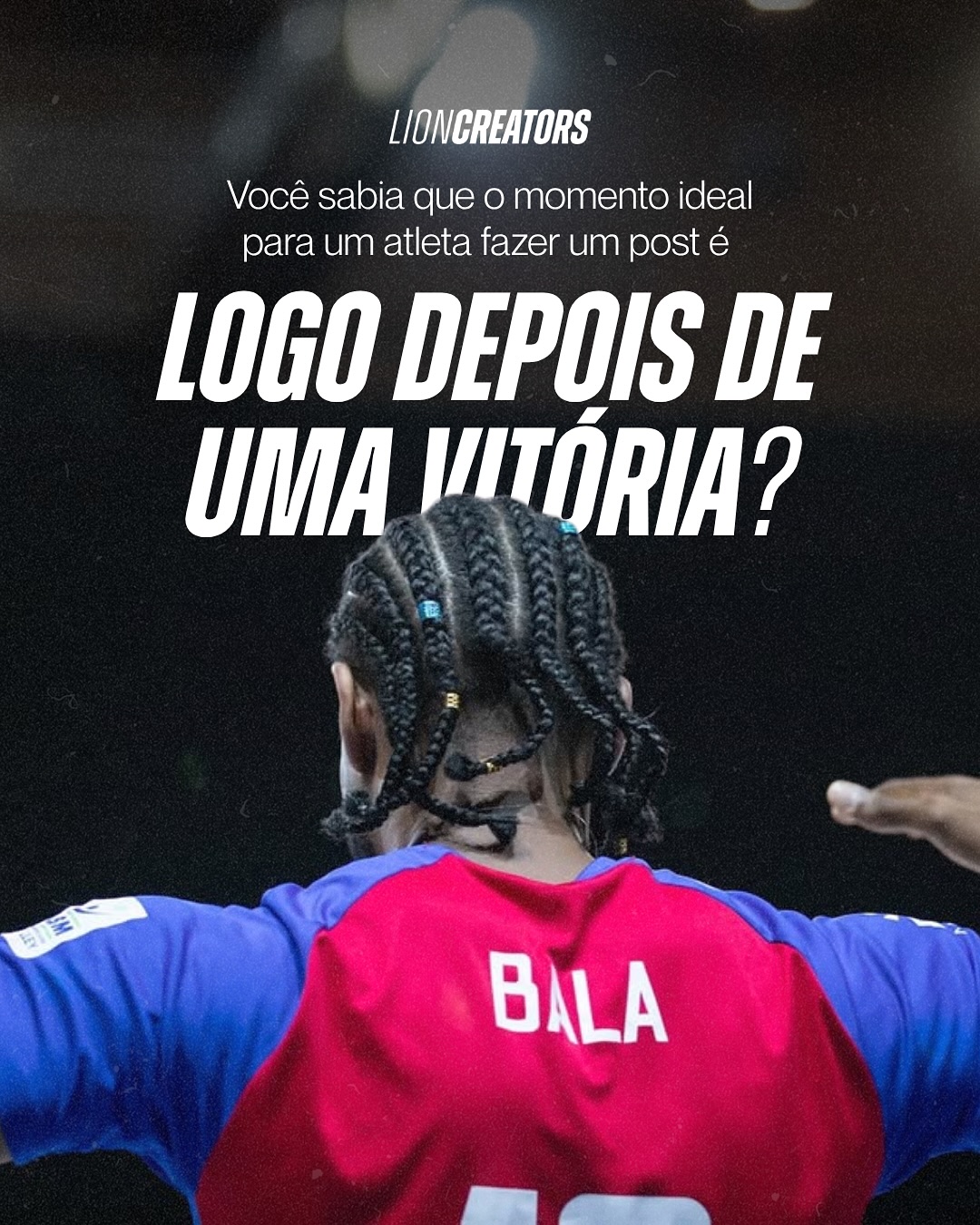 🔥 O jogo acabou, a emoção ainda tá no ar… e é justamente aí que nasce o melhor conteúdo!
Quando a vitória ainda está “quente” na cabeça das pessoas, vídeos, highlights e fotos ganham muito mais alcance e engajamento — porque o público ainda está conectado àquela energia. ⚡
Na Lion, a gente transforma esse momento em oportunidade: cada lance, cada conquista, cada celebração vira uma história que fortalece sua presença e faz sua marca crescer.
#LionCreators #MarketingEsportivo #ConteúdoDeAtleta #SocialMediaEsportiva #BrandingPessoal