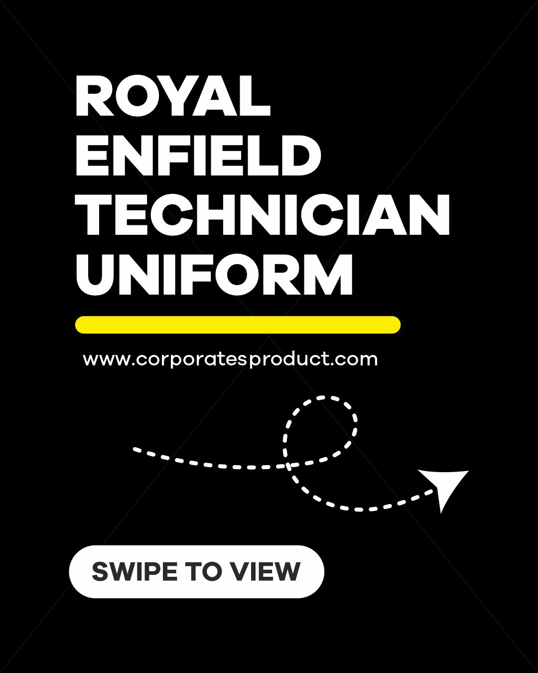 Royal Enfield Technician Uniform. India's trusted automobile uniform manufacturer and supplier.
Call or Leave a WhatsApp Meesage +91-9891081164.
#royalenfieldindia #royalenfielddealership #corporateproductsindia #automobileuniform #royalenfielduniform