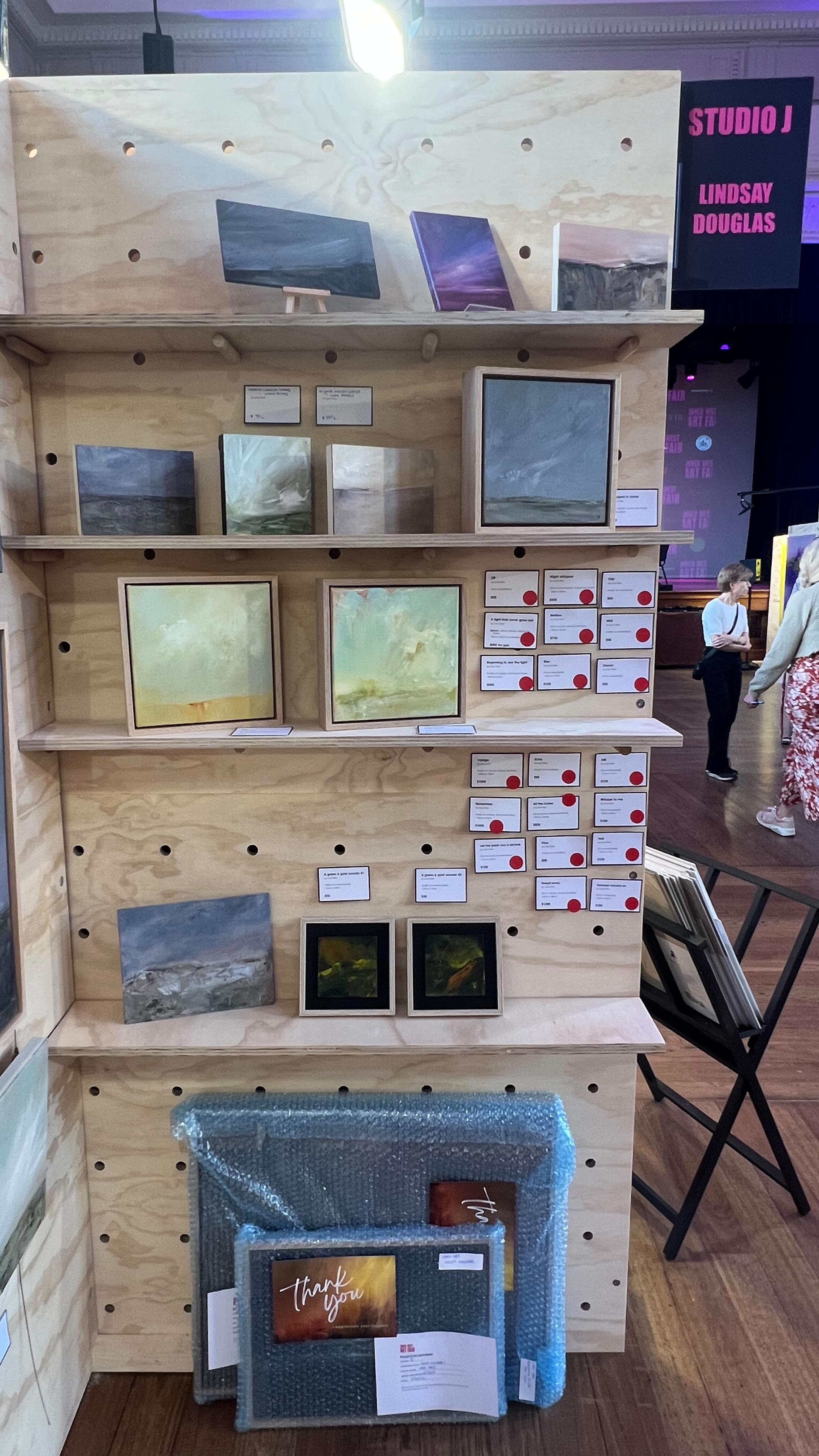 Final day 3 @inner_west_art_fair ! My booth has been restocked and we’re ready to go! Come on down before 4pm❤️