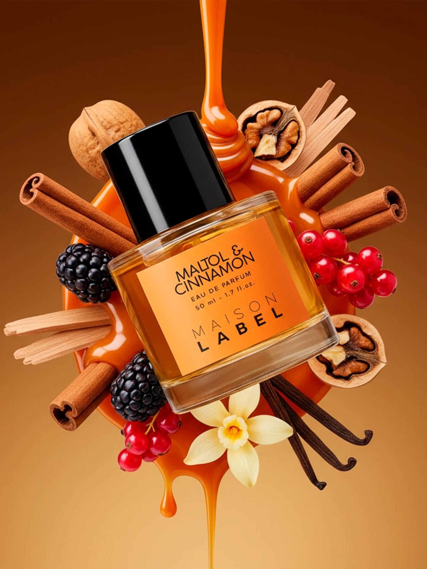 🍮 Maltol & Cinnamon is velvety and irresistibly warm. A fragrance that blurs the line between dessert and desire deliciously rich yet refined.
🌰 The opening glows with caramelized maltol and walnut.
🍓 At its heart, cinnamon swirls with blackberry and redcurrant, glowing with gourmand sensuality.
🔥 Beneath, a lingering fusion of vanilla, musk, benzoin, and sandalwood leaves a trail of golden addiction.
A scent for those who savor every moment, where comfort turns into temptation.
#MaisonLabel #MaltolAndCinnamon #UnfoldYourEssence#BlendedSouls #FragranceForAll #NichePerfume #Luxury #OlfactiveJourney