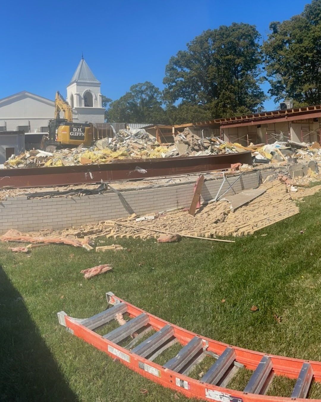 Out with the old! Excited to get demo started on this sanctuary replacement in Greensboro!
#rpmpartners #generalcontractor #demolition #engineering #DARI