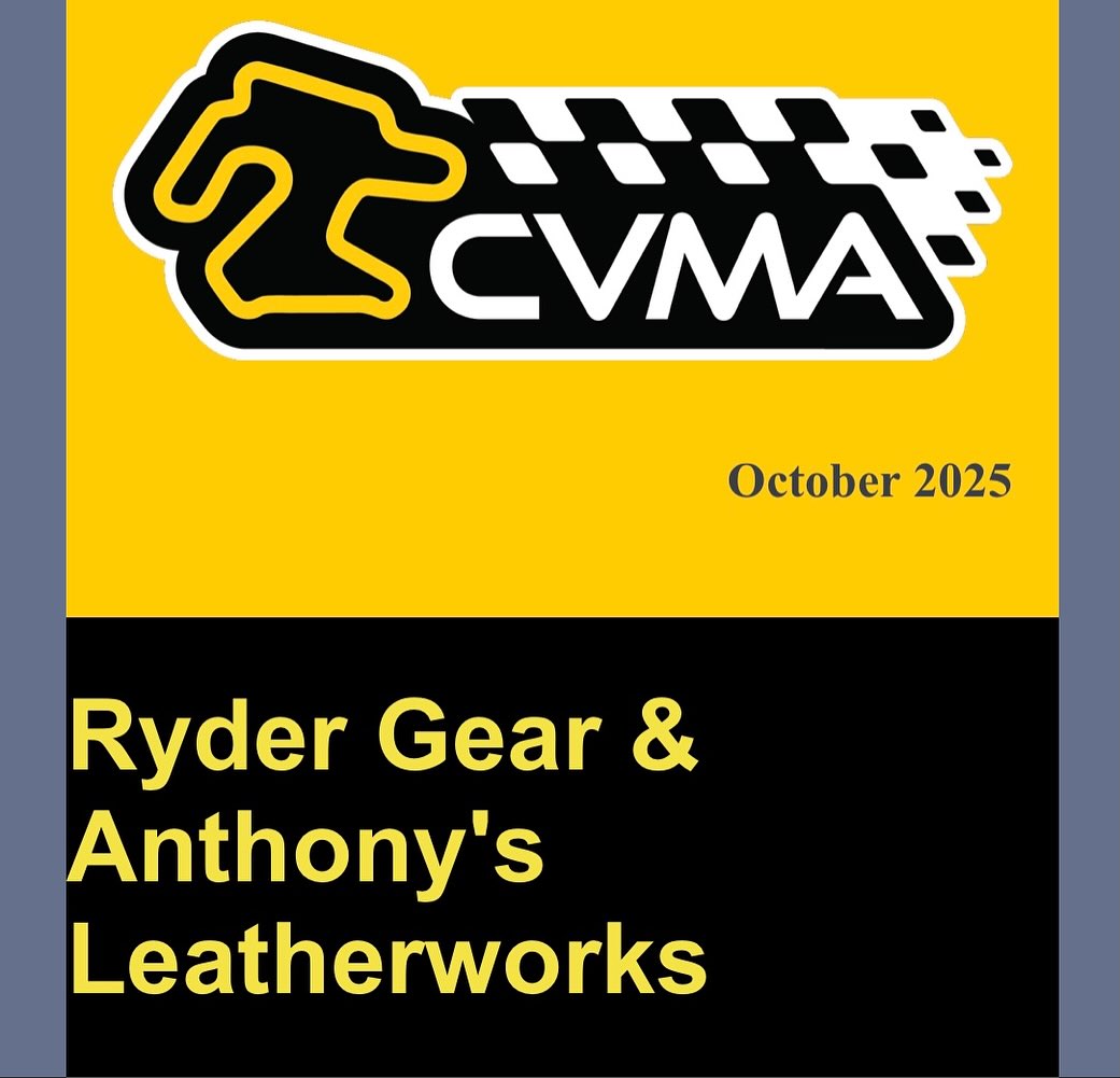 Ryder Gear is proud to announce a new way we can support our customers and all CVMA Racers. We are partnered with Anthony’s Leatherworks for the 25/26 Season and will be your point of contact for all brands repair, alteration, or adjustments. Anthonys is an authorized repair facility for Ryder Gear as well as all major brands. Anthony’s also resoles Racing Boots! @cvmaracing @anthonysleatherworks @rydergear