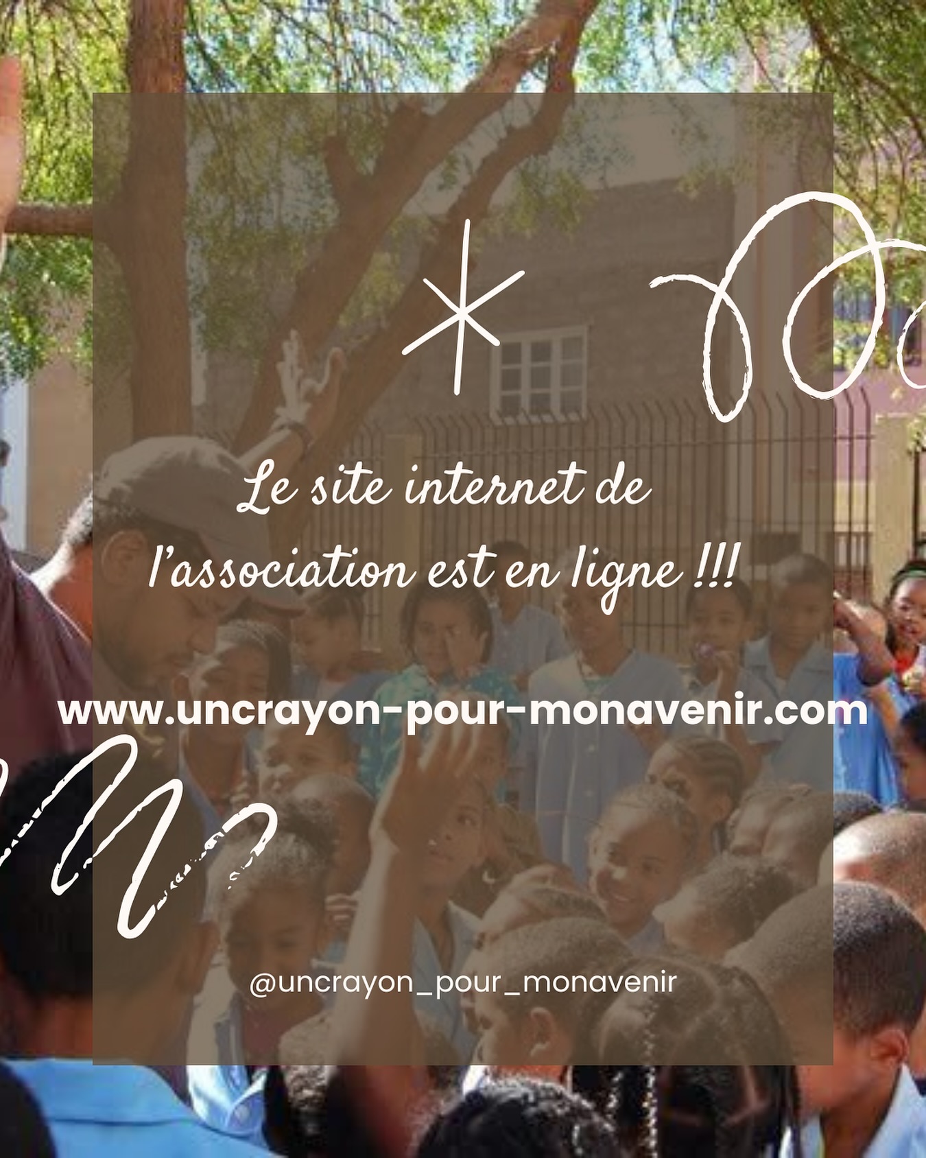 https://www.uncrayon-pour-monavenir.com Nous sommes heureux de vous présenter le site internet de l’association 🙏🏻💫😍 bonne découverte 🙏🏻#siteinternet #bienvenue #uncrayonpourmonavenir #merci