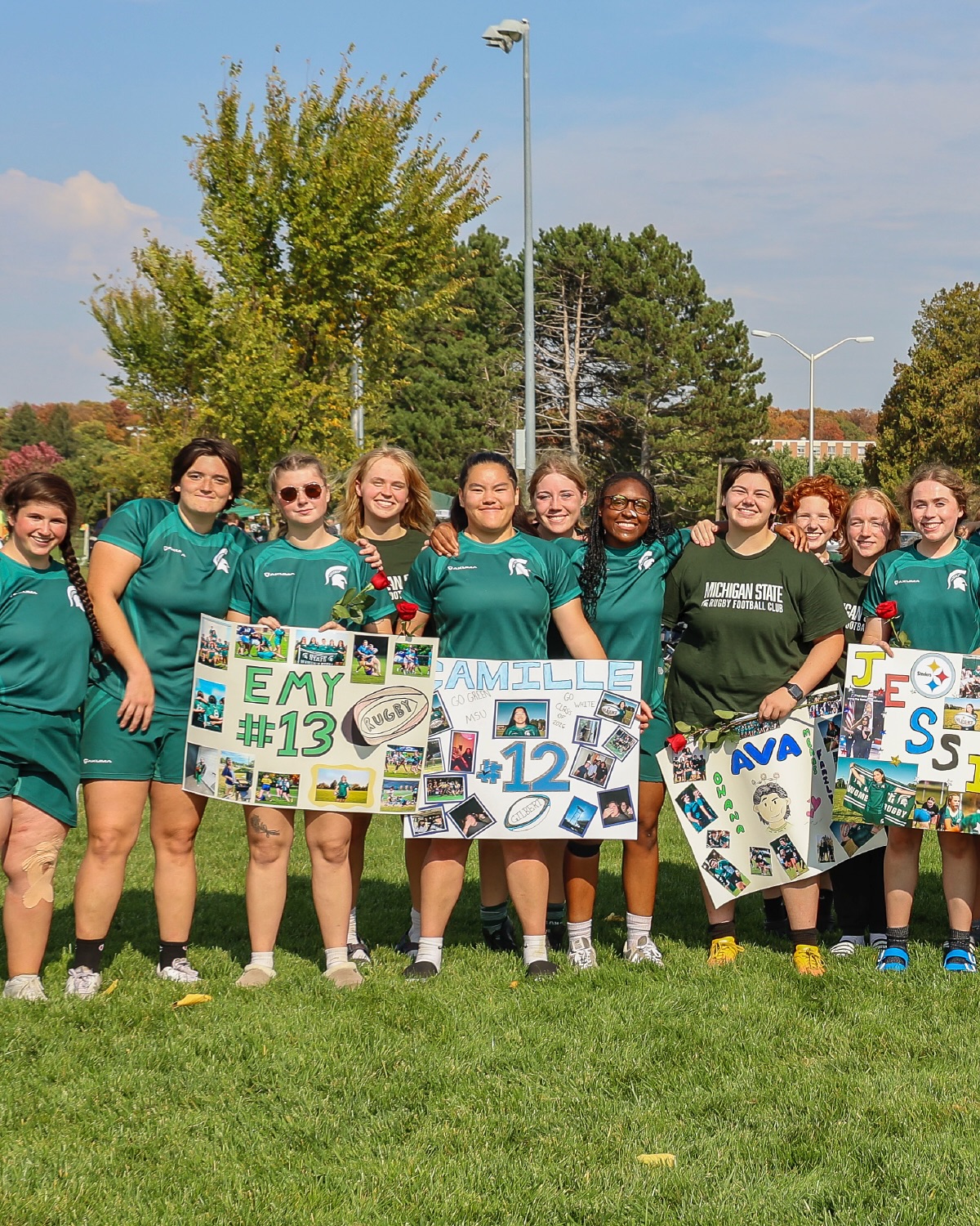 Thank you to everyone who came to support us during our senior game. Here are some celebration highlights ⚡️#seniorday