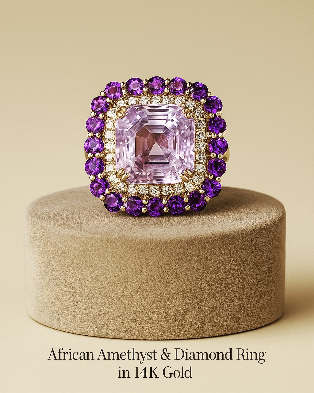 She doesn’t follow trends — she sets the tone. A bold Amethyst blazing in diamond light, sculpted in 14K gold, flanked by bright round Amethysts. Fierce. Feminine. Unapologetically luxurious. This isn’t just jewellery — it’s power, refined into elegance.
#amethyst #gemstonejewellery #goldjewelry #diamonds #cocktailrings #heirloomelegance #legacyingold #artoffinejewelry #dhandiajewellers