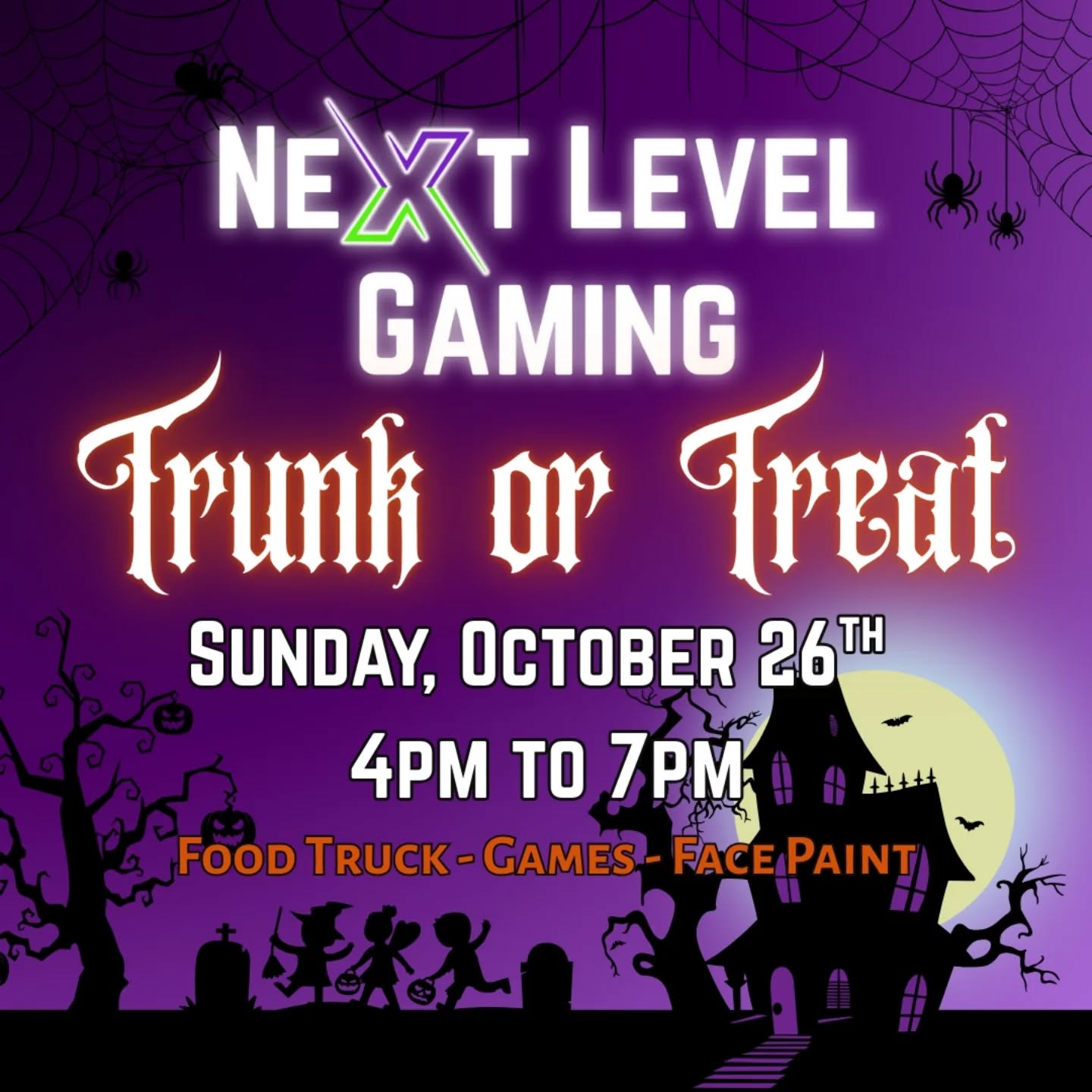 This Sunday!!
Come join us for a spooktacular time of candy and fun!
Free entry, free Face Painting, trick or treating for the kids!
@energia_del_diablo
#trunkortreat #trickortreat #freeevent #familyfun #spookyvibes #halloweenevent #halloweenfun #goodyearaz #Goodyear #az #azlocal #tradingcardshop #tradingcards #cardshop #hobbyshop