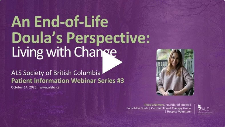 It was an honour to share some grief education and practice with the ALS Society of B.C community.
.
I defined grief - a definition that may surprise you - and discussed the impact of all of the non-death losses on the journey towards death. We explored anticipatory grief, looked how grief shows up, how to honour grief, how to support grievers, and engaged in grief practice.
.
.
I hope the invitation to name grief, feel grief, and share it will offer a little support on this really challenging journey.
.
You can find a link to a recording of the webinar in the linktree in my bio
.
Thank you for having me.
.
Hoping for ripples.
.
#endoflifedoula#deathdoula#griefliteracy#griefpractice#souladvocacy#soulhygeine#weneedeachother#anticipatorygrief#ALS#honouringgrief#honouringgrieftogether