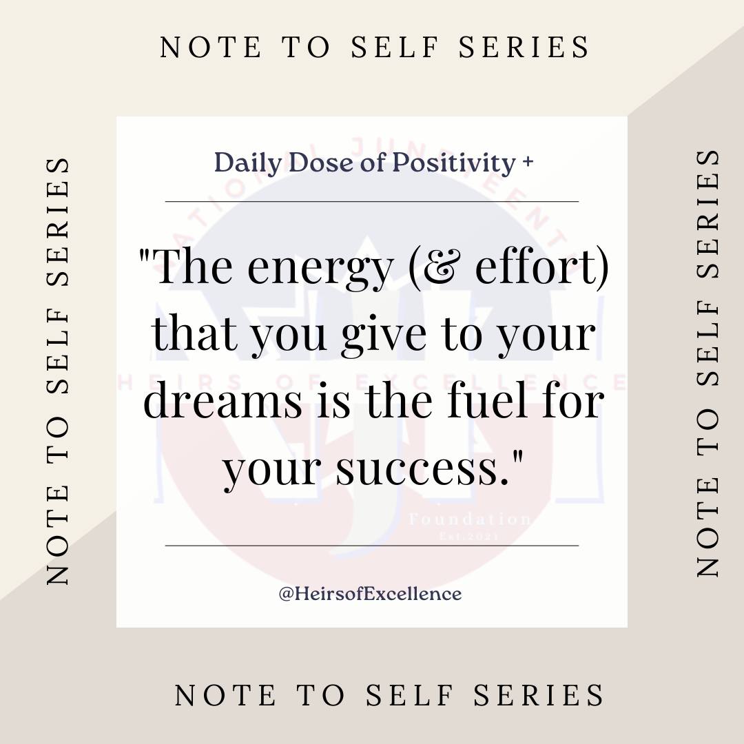 The seeds you plant with your effort today are the harvest you’ll celebrate tomorrow. 🌱✨ Keep watering your dreams with consistency and passion—they were designed to grow.
#HeirsOfExcellence #NoteToSelfSeries #TheStoryOfUs #LegacyInMotion #DreamBuilders @followers @everyone