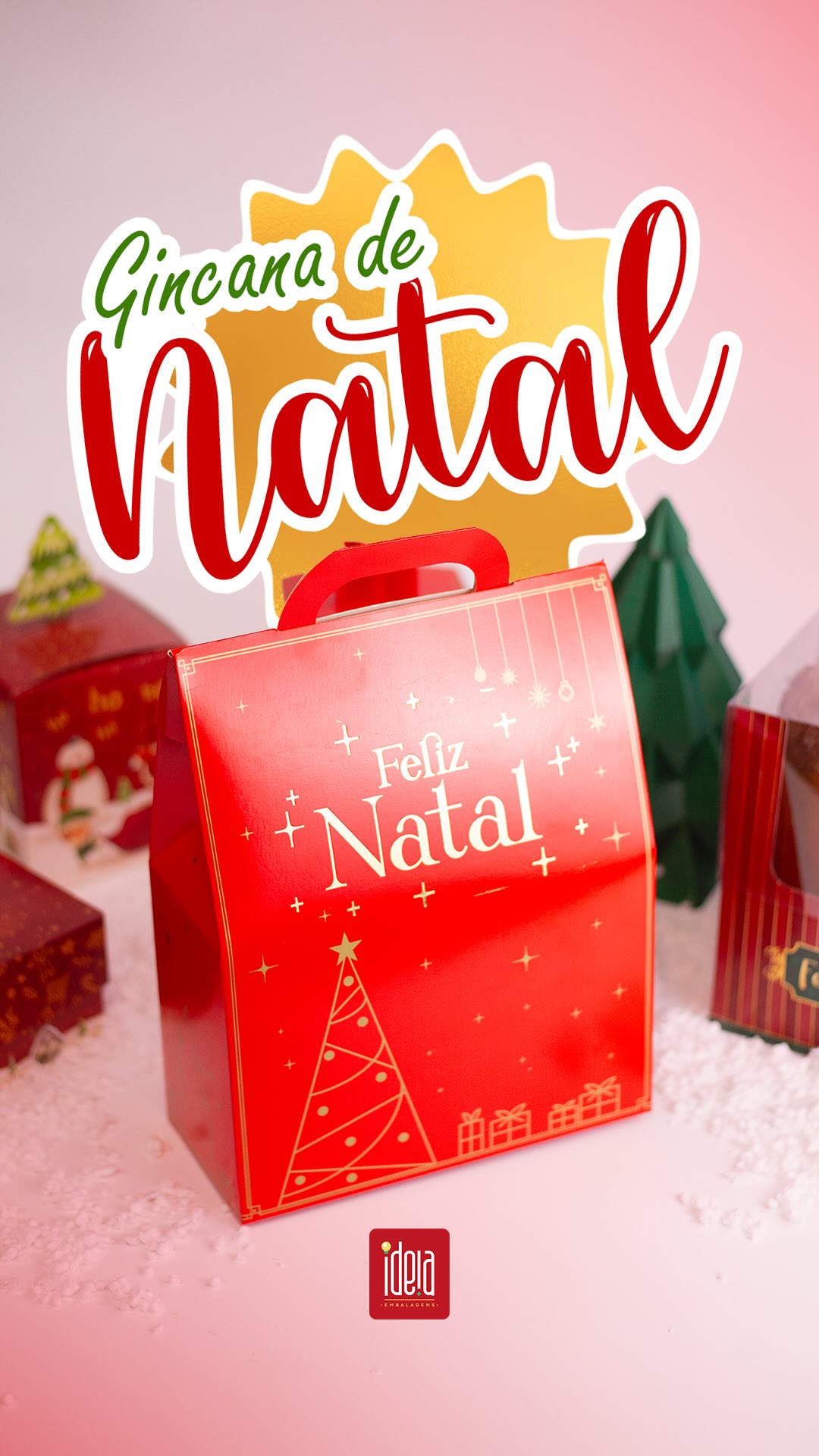 A Gincana de Natal da Ideia Embalagens chegou! 
Adivinhe o item que escondemos dentro da nossa maleta presenteável e ganhe um kit de embalagens da Ideia prontinho para usar! ✨🥰
Regras para participar:
- Curta esse post 
- Deixe seu palpite do item que está dentro da embalagem e marque duas lojas que você gostaria de ver os produtos da Ideia!
- O palpite do item e a marcação das lojas devem estar no mesmo comentário 
- Você pode comentar quantas vezes quiser!
- Caso mais de uma pessoa acerte o item, a primeira a comentar o item correto será a ganhadora!
- Todos os dias vamos postar uma dica sobre esse item em nossos stories, então fique ligado!
Detalhe: O item misterioso que esta dentro da nossa embalagem também sera enviado ao ganhador juntamente com nosso kit! 🤩
Não perca tempo e começe a palpitar agora mesmo! 
💡O resultado será anunciado no dia 31/10 
#NatalComIdeia #IdeiaEmbalagens