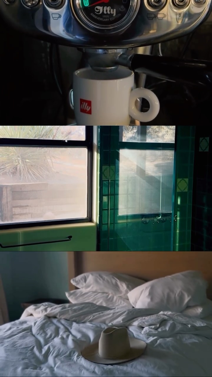 The art of slowing down, where the only soundtrack is life itself.
Welcome to Cocoon’s mornings in the Mojave.
Property: The Bustin’ B Ranch @thebustnbranch
#pioneertown #california #joshuatreenationalpark #joshuatreevacationrentals #vacationrentals #slowmornings #designescape #restorativehomes #desertinspired #illycoffee #travel #getaway