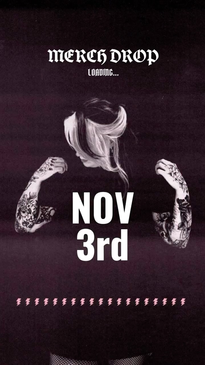 🚨NOV 3RD 🚨
💕STEALTH ROCK TOUR MERCH ANNOUNCEMENT 💕