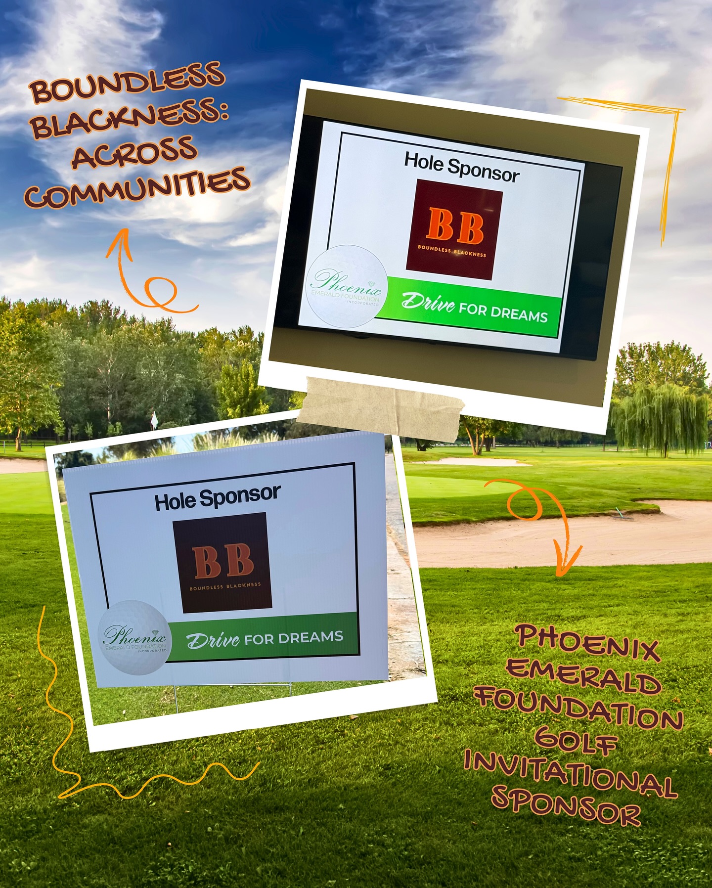 Boundless Blackness: Across Communities β¨ We are grateful to have recently sponsored the Phoenix Emerald Foundationβs Drive for Dreams Golf Invitational.
Our mission remains rooted in community and impact, amplifying spaces where the power of equity and story meet.
Limitless Stories, Infinite Culture. π§‘