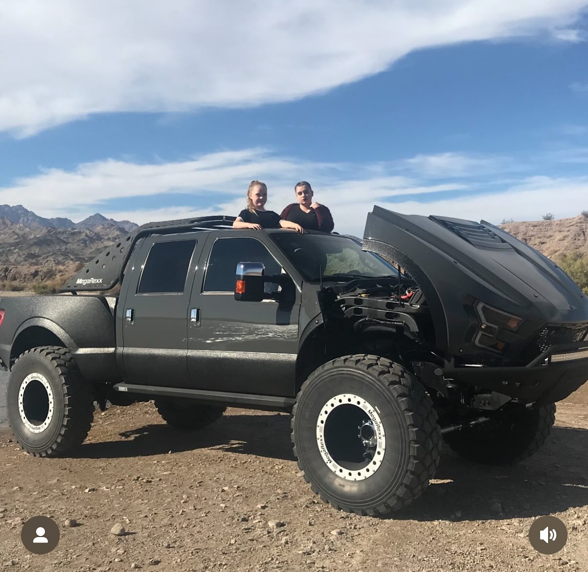 MegaRexx®️Monday 🔥🔥🔥 @mindiedriskel putting this 46” @michelin tires to WORK!
•
𝗠𝗲𝗴𝗮𝗥𝗲𝘅𝘅® 𝗧𝗿𝘂𝗰𝗸𝘀
For more info, click the LINK IN BIO
📲 +1 (910) 465-0270
🌐 megarexxtrucks.com
✉️ info@megarexxtrucks.com
•
#MegaRexxTrucks #MegaRexx #MegaRexxOfficial #OriginalMegaRexx #MegaRexx7 #MegaRexxSVN #LifeIsTooShortToDriveABoringTruck #46s #MRAPWheels #SuperTrucks #F250 #AlumiDuty #FordNation #FordPerformance #DieselPower #FordsOfInstagram #LiftedTrucks #PowerStroke #Raptor #RaptorAddiction #RaptorNation #RaptorsOfInstagram #FordSuperDuty #SuperDuty #DieselTrucks #YouDreamItWeBuildItYouDriveIt #fordexcursion #excursion #fordexcursiondiesel