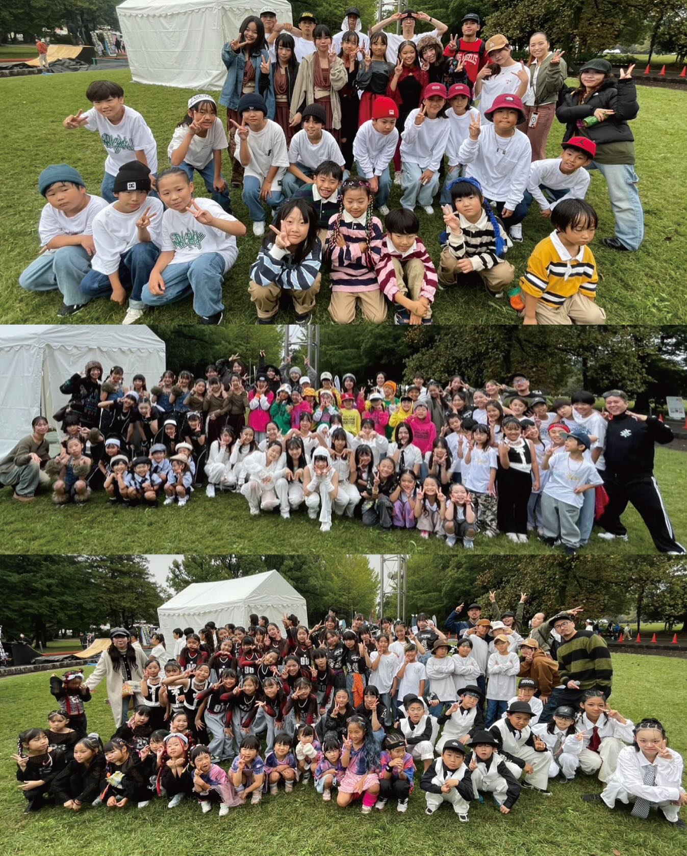 OTHER POSSE『Outdoor NATION』出演有難う御座いました‼️
UNDERWORLDから4クラスとBAUMから18クラスが出演させていただきました🤘
足元悪い中沢山の声援📣
引率していただいた講師の皆様有難う御座いました‼️
新しい3クラスの初出陣に
パワーアップして来た現行クラスのパフォーマンスを見れました😄👍
次回は来年2月のスタジオ発表会