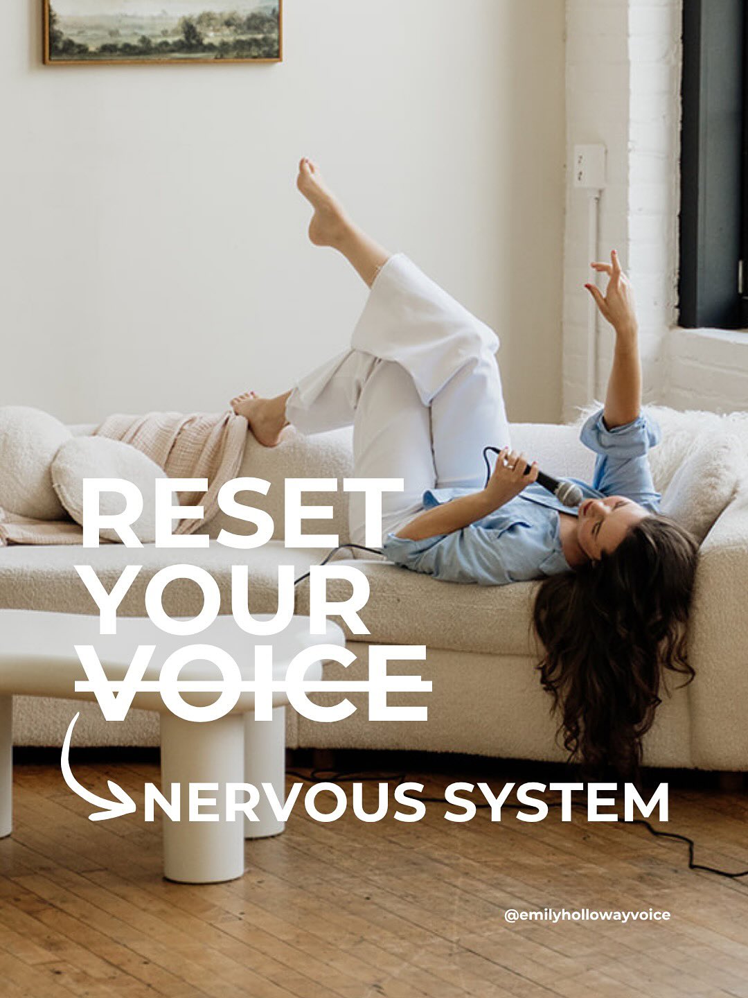 Your voice isn’t the problem, your nervous system is!! 🤯
The YHV Mini Course is OFFICIALLY dropping
👉🏻🗓️Monday, Nov. 3rd at 12pm EST
It’s a short and easy but POWERFUL course to help you:
🔥Reset your nervous system
🔥Reclaim your voice and confidence
🔥Balance mind, body, spirit, and voice
🔥Release what’s been holding you back
The nervous system stores and controls basically everything in your life, and ignoring it makes everything worse, ESPECIALLY YOUR SINGING. 
💙💬Comment “MINI COURSE” and I’ll message you the link the minute it drops!!
Xo,
Emily 💕