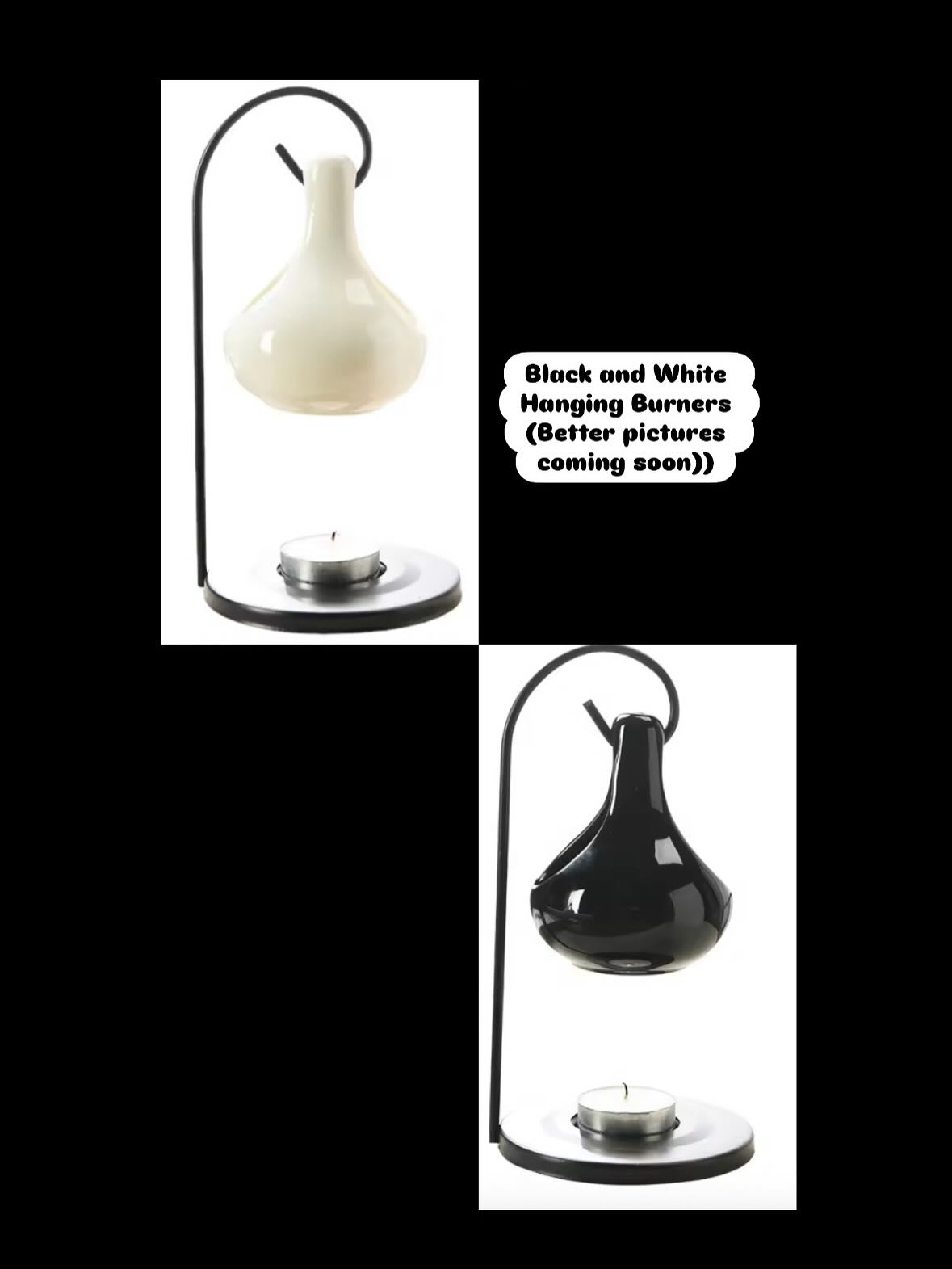 Black and White Hanging Burners β¨
Now in shop link in bio!!
Limited Stock!
#burners #waxburners #spacelilyco #halloween #smallbusiness