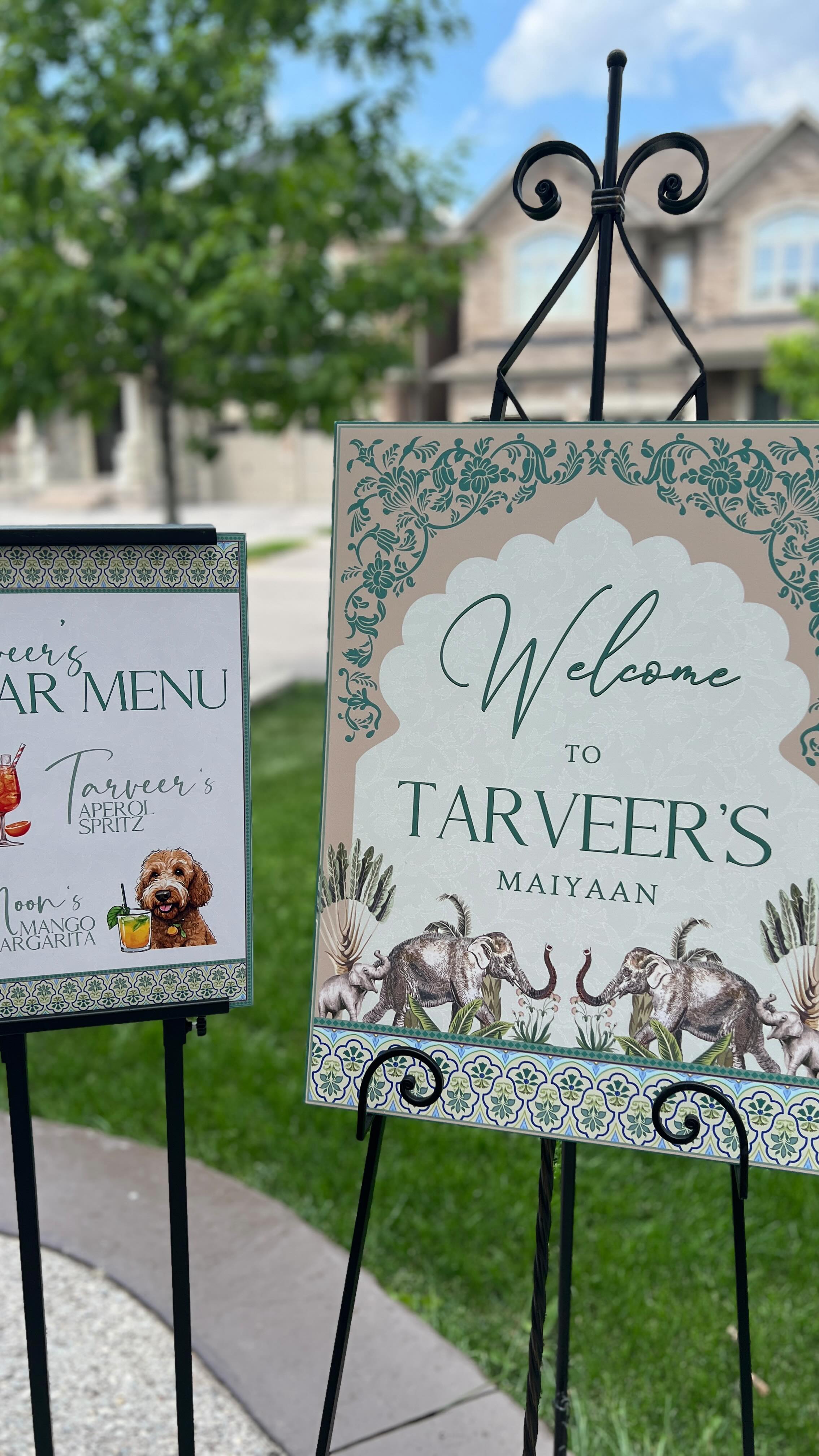 When design and decor come together perfectly 👌🏼🤩
Custom backdrop, welcome sign & bar menu by @_designr
Decor by @rel.event.decor