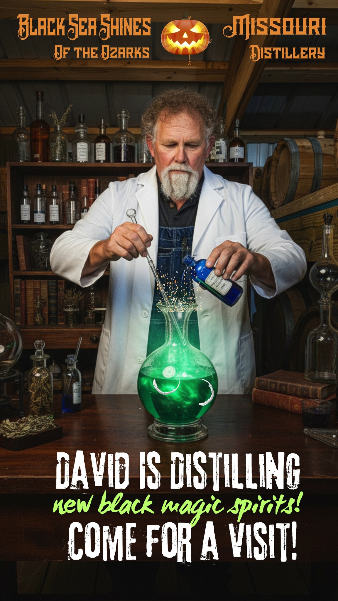 Black Sea Shines of the Ozarks wishes Y'all a Shiney Halloween.
#whiskeylover #bransonmissourivacations #whiskeylovers #whiskeygram #branson #Whiskeylovers #Missouri #missouri #tablerocklake #bransonmissouri #education #Halloween #halloween🎃 #halloween2025