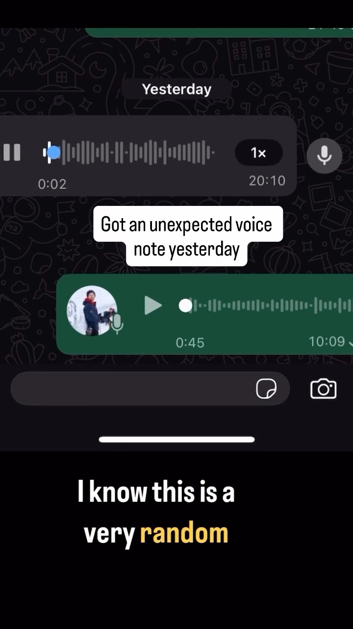 Got an unexpected voice note yesterday, and it made my week! Grateful for the people I get to work with and the stories I get to be part of. Feedback like this means the world!