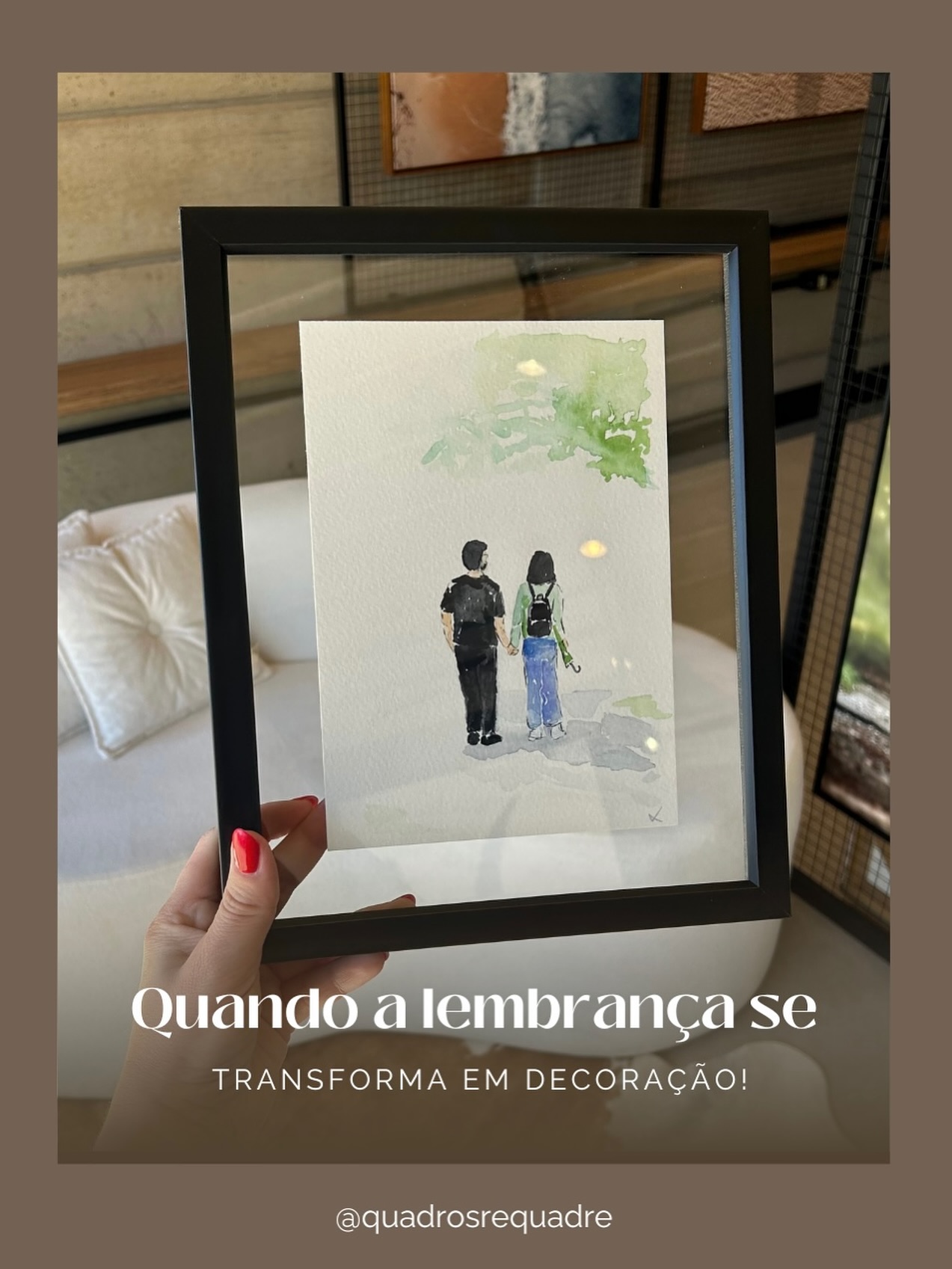 Cada recordação merece um cantinho especial na sua casa.✨🥰