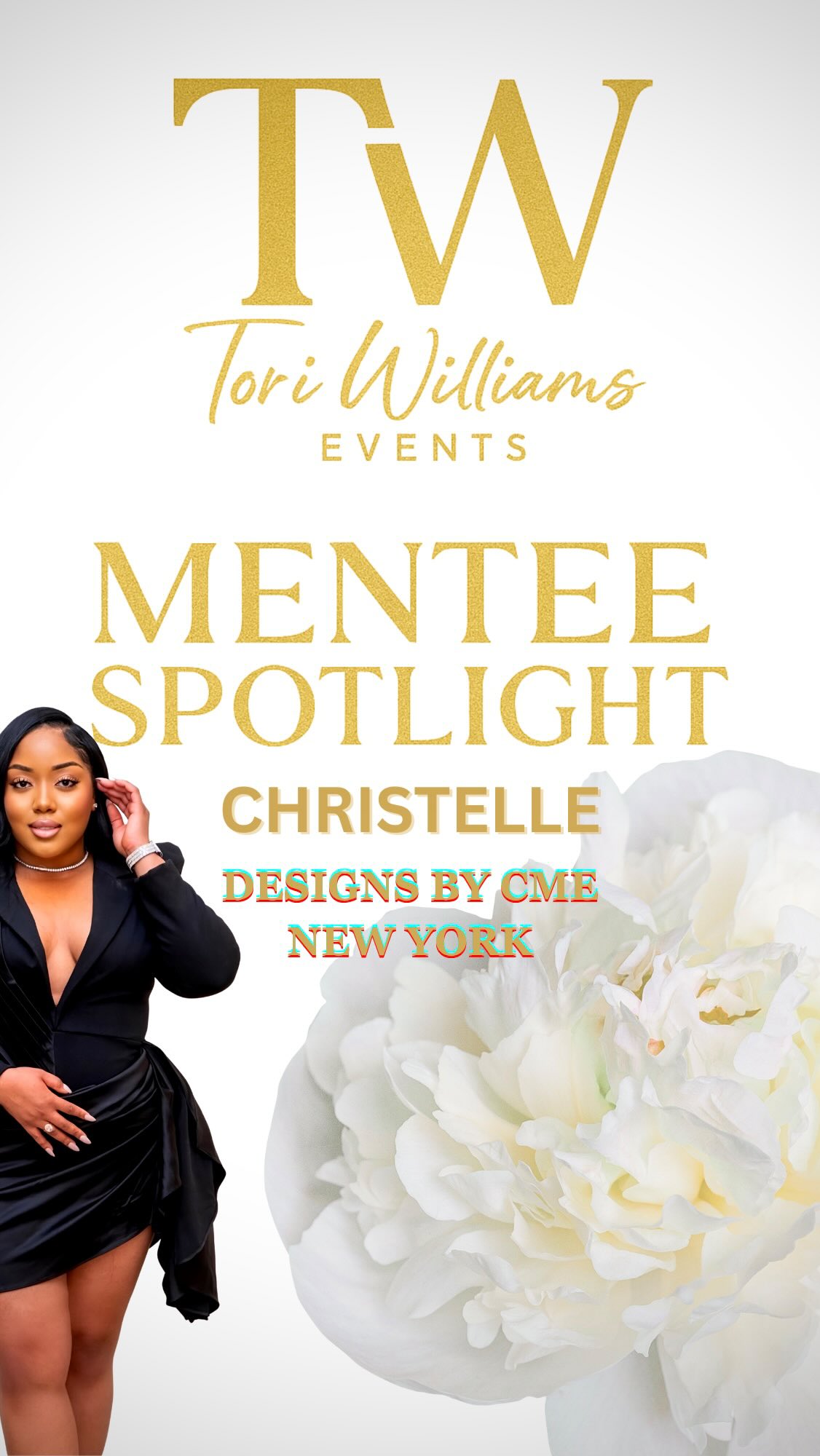 Watching my mentees win will always be my favorite part of this journey.
This week’s #MenteeSpotlight shines on @christelle.cme from New York. A powerhouse creative who joined my mentorship program with big dreams and is now living them out loud. 🙌🏽
Week by week, I’ve watched her confidence, creativity, and business evolve beyond limits. Her growth is proof that when you commit to the work, transformation follows. 🖤
Proud is an understatement. Congratulations, @christelle.cme , this is only the beginning! 🌸
If you’re ready to elevate your business and experience this kind of transformation, apply for my 90-Day Mentorship today , link in bio.
#ToriWilliamsEvents #TWBlueprint #TWAcademy #LuxuryEventMentor #womeninbusiness #MenteeSpotlight #EventBossMoves #NYEventPro #LuxuryEventPlanner #mentorshipmatters