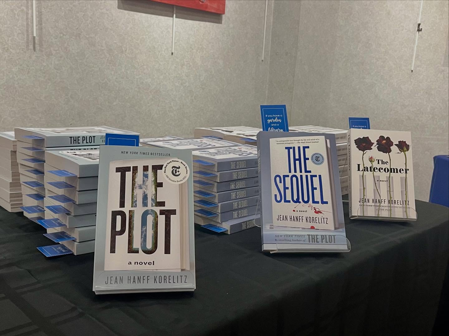 Thank you to everyone that attended the Jean Hanff Korelitz Author Reception at Ridgewood Public Library. The night was a great success! Attendees enjoyed charcuterie, cookies and wine, followed by an illuminating conversation with the author, led by library assistant director, Roberta Panjwani. Jean discussed her three newest novels - 𝘛𝘩𝘦 𝘗𝘭𝘰𝘵, 𝘛𝘩𝘦 𝘚𝘦𝘲𝘶𝘦𝘭 and 𝘛𝘩𝘦 𝘓𝘢𝘵𝘦𝘤𝘰𝘮𝘦𝘳. She also spoke about her side venture, BOOKTHEWRITER, where she connects award-winning authors to book groups. The night was made complete with a book signing for all attendees.
We would also like to thank Cured & Co. and Jimmys Cookies for their support. Please consider using these businesses for your future hosting needs.
#FriendsFoundationoftheRidgewoodLibrary #JeanHanffKorelitz #RidgewoodPublicLibrary #ThePlot