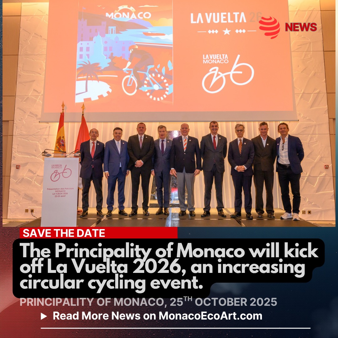MonacoEcoArt.com #savethedate #cycling #lavuelta2026 #preview 🚴🇲🇨 On the 25th October 2025, La Vuelta @lavuelta 2026 Steering Committee officially unveiled the Monegasque stage that will kick off the historic Spanish challenge from the 20th to the 23rd August 2026; thus, the Principality of Monaco will will achieve a record: having hosted the start of three Grand Tours, the Giro in 1966, the Tour de France in 2009 and La Vuelta in 2026 👑🏰 H.S.H. Prince Albert II of Monaco, highlighted: “Through this sporting event, we have the #opportunity to show the world another side of our #country focused on the promotion of so-called popular #sport, in its noblest sense. Welcome The Vuelta is much more than a celebration of sport, its #athletes, performance in a discipline of great demand. It is a symbol of #openness and radiance for our country which, I remind him, is in this year 2025 the World Capital of Sport” 🗣️ Javier Guillén, General Manager of La Vuelta, pointed out: “Monaco is synonymous with sports excellence and organizational capacity. Some of the the most prestigious events in the world take place there, with the Formula 1 Grand Prix as a jewel of the crown. Launching La Vuelta in this context is both an honour and a guarantee of success for all” ♻️🚵♂️La Vuelta, in the foosteps of its long lasting heritage since 1955 on an annual basis, is reaffirming itself as an increasingly sustainable event by ecnouraging a series of targeted initiatives, notably: 1. using a circular water system with Aquaservice to replace single-use plastic bottles, 2. implementing a reusable cup system ("EcoCups") for very important guests with a deposit that goes to charity (since 2021, this funding system has raised €50,000 intended for environmental causes), and 3. Creating innovative trophies made from recycled SBR rubber from bicycle tired, starting from the 2025 edition to celebrate the 90th anniversary of this bike race 🛞🧩In particular, on the 22nd August 2026, the individual time race will cover 9.6 kilometres through the most iconic places of the Principality 📸 © Direction de la Communication @gvt_monaco – Layout and Contents: © MonacoEcoArt @carrefourfrance @rtve