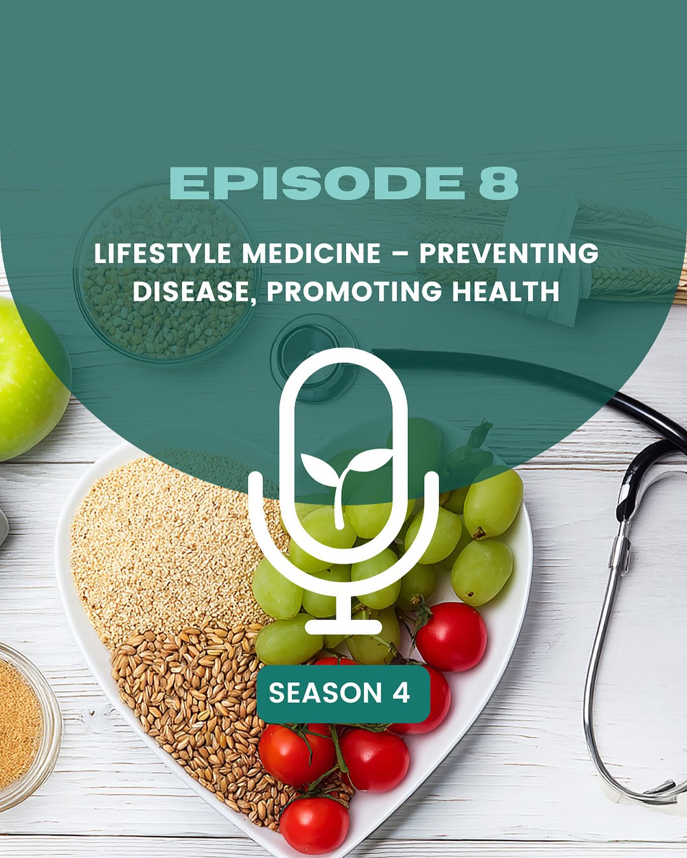 In Episode 8 of Plant-Powered Physicians, Tracy and Eden take a step back to look at the bigger picture of lifestyle medicine: what it is, how it works, and why it’s transforming the way we think about prevention, treatment, and long-term health.
Blending research with real-world stories, Tracy and Eden show that sustainable health isn’t about perfection, it’s about progress. Together, they paint a hopeful vision of how we can make the healthy choice the easy choice.
🎧 Tune in now to learn how lifestyle medicine prevents, treats, and even reverses chronic disease, and discover practical ways to build health from the inside out.