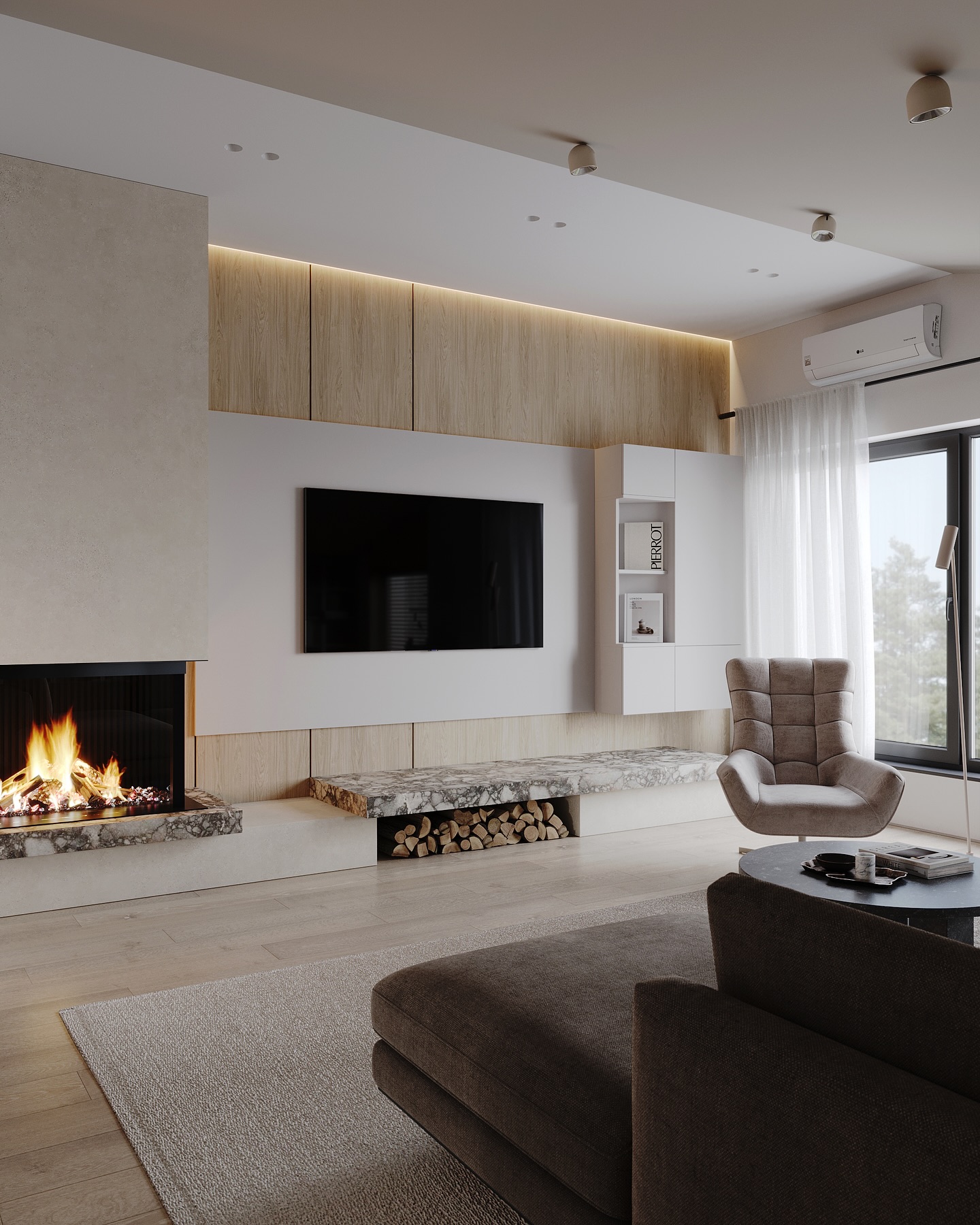 A cozy space with soft textures and neutral tones, designed for relaxing and unwinding after a busy day.
______________________
•design-project “Nordic Ember”
•#did_nordicember
•design: @design.in.details
•location: Zagreb, Croatia
______________________
📩DM to begin your design journey with us
#interiordesign #interiordesignstudio #miamiinteriordesign #miamiinteriordesigners #moderninteriordesign #livingroom #luxurylivingroom #archviz #interiorvisualization #renderings #interiorrendering #interiorarchitect #edesign #3dvisualisation #livingroomdesign