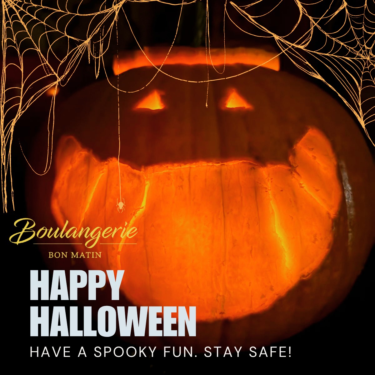 Get ready for a frightfully delicious day at Boulangerie Bon Matin! 🎃👻
Step into our Finchley Central - Ballards Lane, Tollington Park, and Hampstead North London branches for spooktacular treats: croissants, Cakes , Brunch and more on our fresh bakes, that are hauntingly delicious! Whether you’re trick-or-treating or just want to enjoy autumn’s best bakes, our doors are open for some magical fall flavour. Pop in, share your favorite spooky snack, and tag us for a chance to be featured!
#Halloween #SpookySeason #HappyHalloween #HalloweenBaking #HalloweenTreats #PumpkinSpice #TrickOrTreat #AutumnVibes #Bakery #BoulangerieBonMatin #FinchleyCentral #BallardsLane #TollingtonPark #Hampstead #CityNorth #LondonBakery #HalloweenCake #HalloweenCookies #Cupcakes #LondonFoodies #FoodPhotography
#SpookyHalloweenBBM