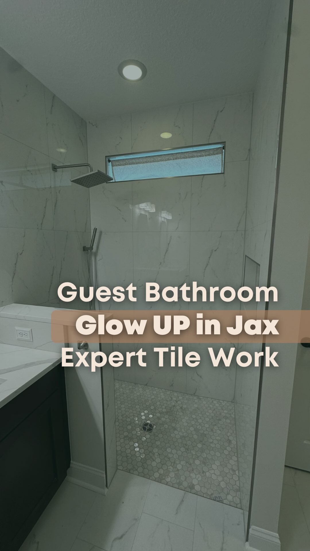 If your GUEST BATHROOM looks like this, it’s time for an intervention! 🛑
The biggest mistake in Northeast Florida bathroom remodeling is settling for basic fixtures and dated tile—even in a guest bath. This client was done with their ‘before’ and called Conolly Construction for a complete high-value transformation.
We specialize in turning basic rooms into luxurious, spa-ready escapes, featuring:
✨ Expert-level Waterproofing (essential for Florida humidity!)
✨ Custom Tile Showers (like that gorgeous marble-look large format tile)
✨ Functional Double Vanities and a modern Rainfall Shower
Ready to upgrade your home’s look AND equity?
Tap our bio link for a FREE consultation in Jacksonville / St. Augustine.
#conollyconstructionjax #jacksonvillerealestate #jaxrealtors #bathroomremodel #tilecontractor