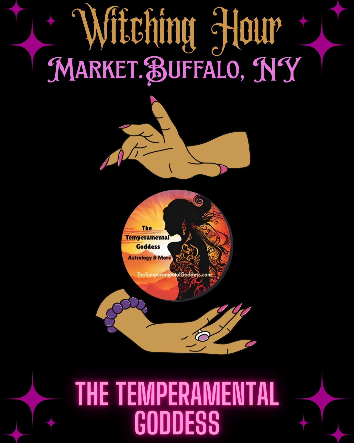 Tomorrow is the day! Hope to see you all at the Powerhouse in Buffalo! We will be there from 3:00 - 9:00 PM for some spooky merriment! #witchinghourmarket #BUFWitch #astrologypriestess #spookyseason2025 #rocwitch