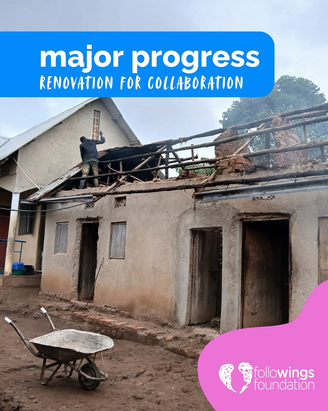 We said it was a big project right!? It’s been a busy weekend for Busubi Empowered Communities, with great progress made on renovation works.
We are so grateful for the support that got us here and are so close to our fundraising goal.
Can you help up get this building functional and all ready for the new volunteer?