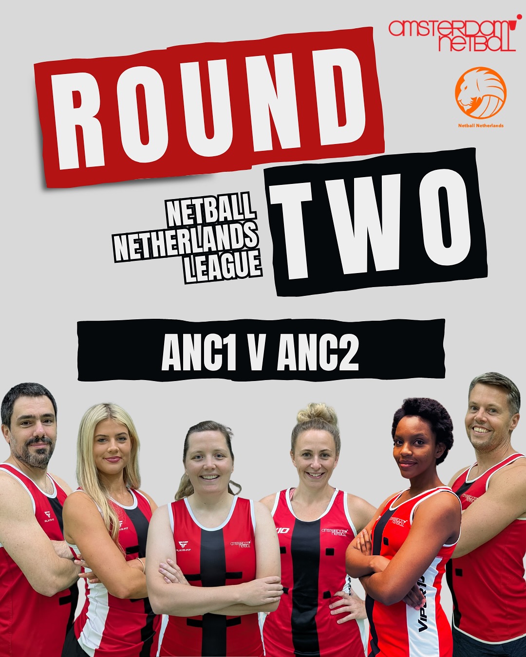 Round 2 of the @netballnetherlands National League started early this month with ANC1 taking on ANC2 with a derby! This competitive match was such great fun and both teams fought to the end. ANC2 stayed strong and kept fighting but ANC1 were super strong πͺππͺ 40 goals in 30 minutes for the first half! Incredible π€© Thank you to our brilliant umpires Johan and Patrick from @utrechtnetballclub travelling across the country to make this game happen, and our fabulous volunteers and supporters. We were so happy to see you there π₯°π₯°π₯° Leigh-Ann, Julia, James, Nicola, Rosie, Dom β¦ comment if Iβm forgetting anyone!! β€οΈπβ€οΈ