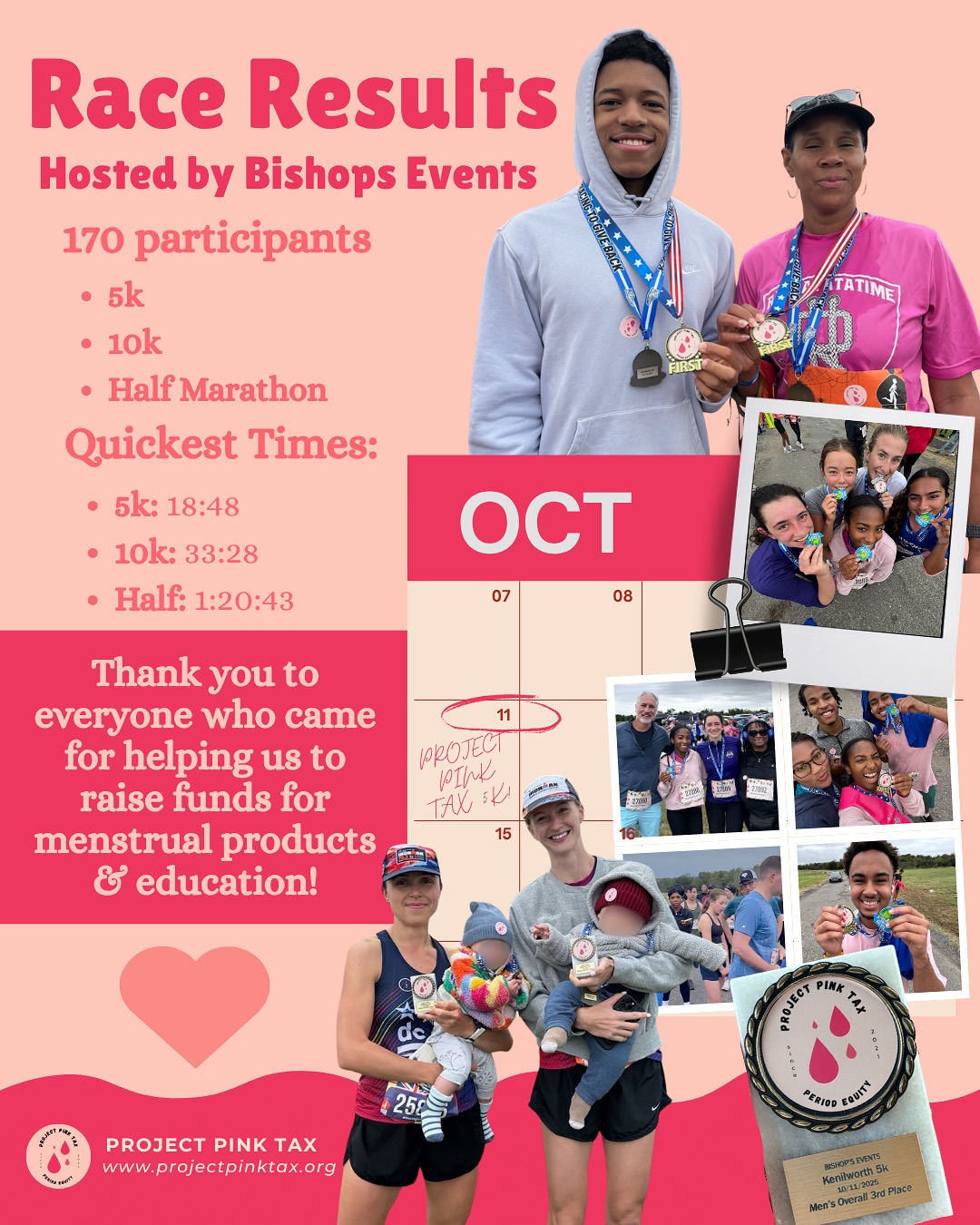 SWIPE TO SEE SCENES FROM OUR RACE!📢
