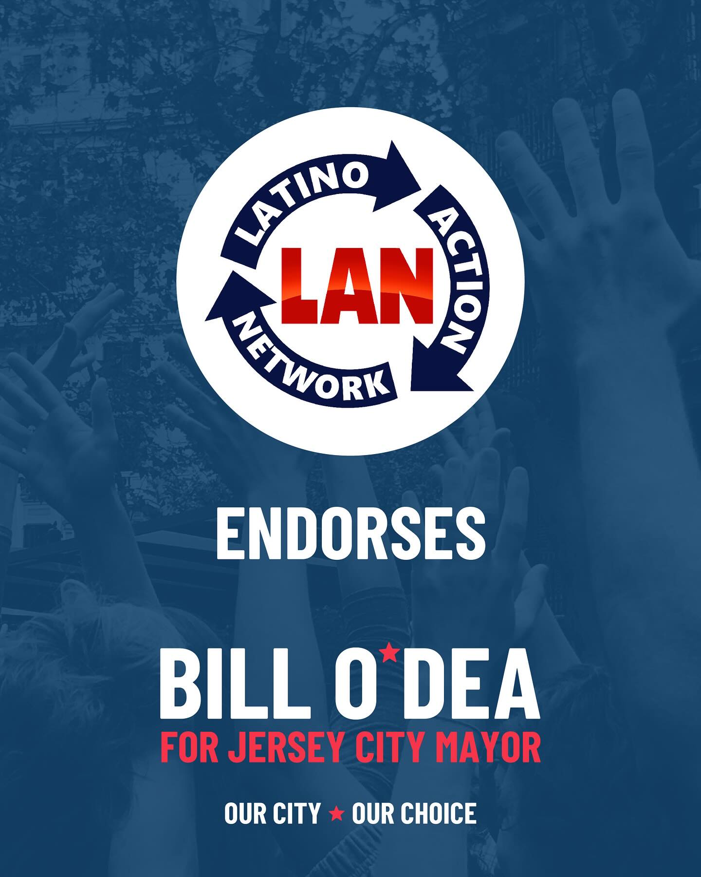 I’m honored to receive this endorsement as a recognition of how I’ve always stood up for the Hispanic community here in Jersey City, and how I will continue to do so as Mayor.
From standing up against Hudson County’s contract with ICE to working to build the affordable housing that Jersey City needs, to exposing abusive landlords who ignore our rent control laws, I’ve always been an advocate for Latino residents of Jersey City as well as everyone else who calls our community home.