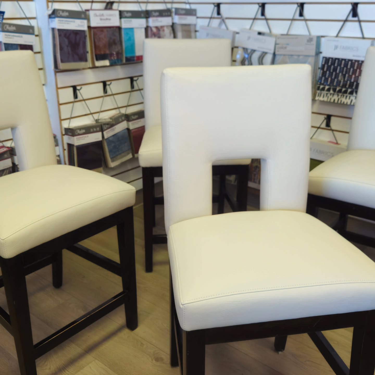 ✨ From Tired to Timeless ✨
These barstools just got a complete makeover — and they’re better than new!
We reupholstered them in Ascent Ecru, a premium marine-grade vinyl from @EnnisFabrics, built to withstand heavy daily use while maintaining a sleek, modern look.
Underneath, we replaced the old, low-grade foam with high-density, long-lasting foam — the same quality used in top-tier commercial seating and backed by a 10-year warranty.
What started as a set of worn, ordinary stools are now luxury-grade pieces ready to handle years of family meals, gatherings, and everyday life.
📍 Crafted with care right here at Elegance Upholstery in Lethbridge AB.
#Upholstery #FurnitureRestoration #EleganceUpholstery #EnnisFabrics #AscentVinyl #FurnitureMakeover #LethbridgeBusiness #BeforeAndAfter #CustomUpholstery #MadeToLast