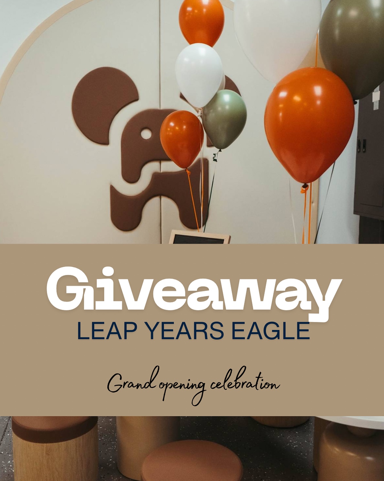 🎉 CLOSED - WINNER ANNOUNCED
It’s a BIG Milestone for us to open @leapyears_eagle
And to celebrate we are giving away a 5 visit pass to a lucky family!
🤗Rules:
• Follow @leapyears_eagle
• Tag 🏷️ At least 3 friends!
• Share to your story
🏆Winner will be announced on Monday! Just in time to join @leapyears_eagle Grand Opening on Nov 10th at 9am