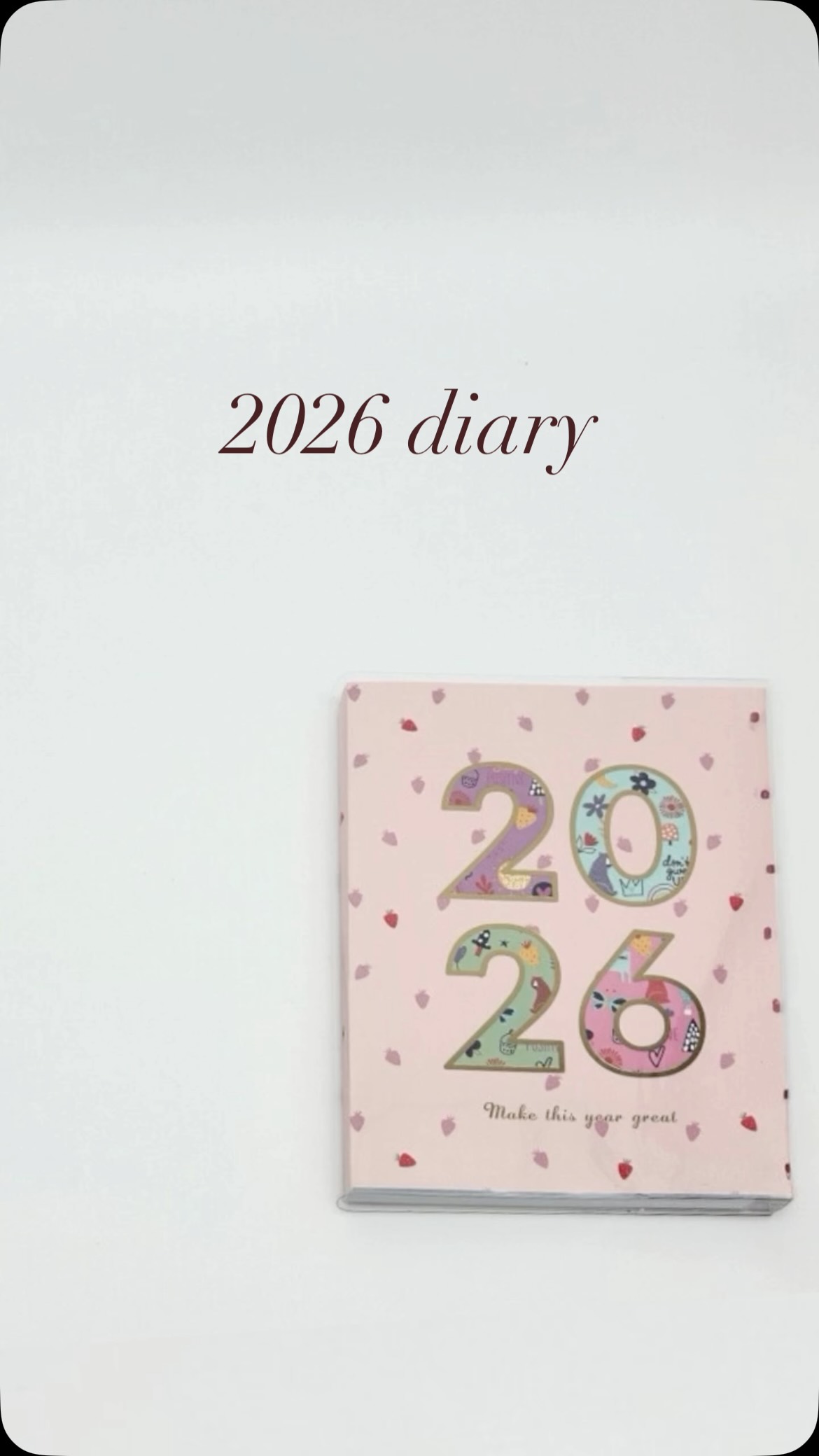 Stay organised and stay inspired with our 2026 diary 💫✍️💭 @officeworks #officeworks #stationery #diary #planning