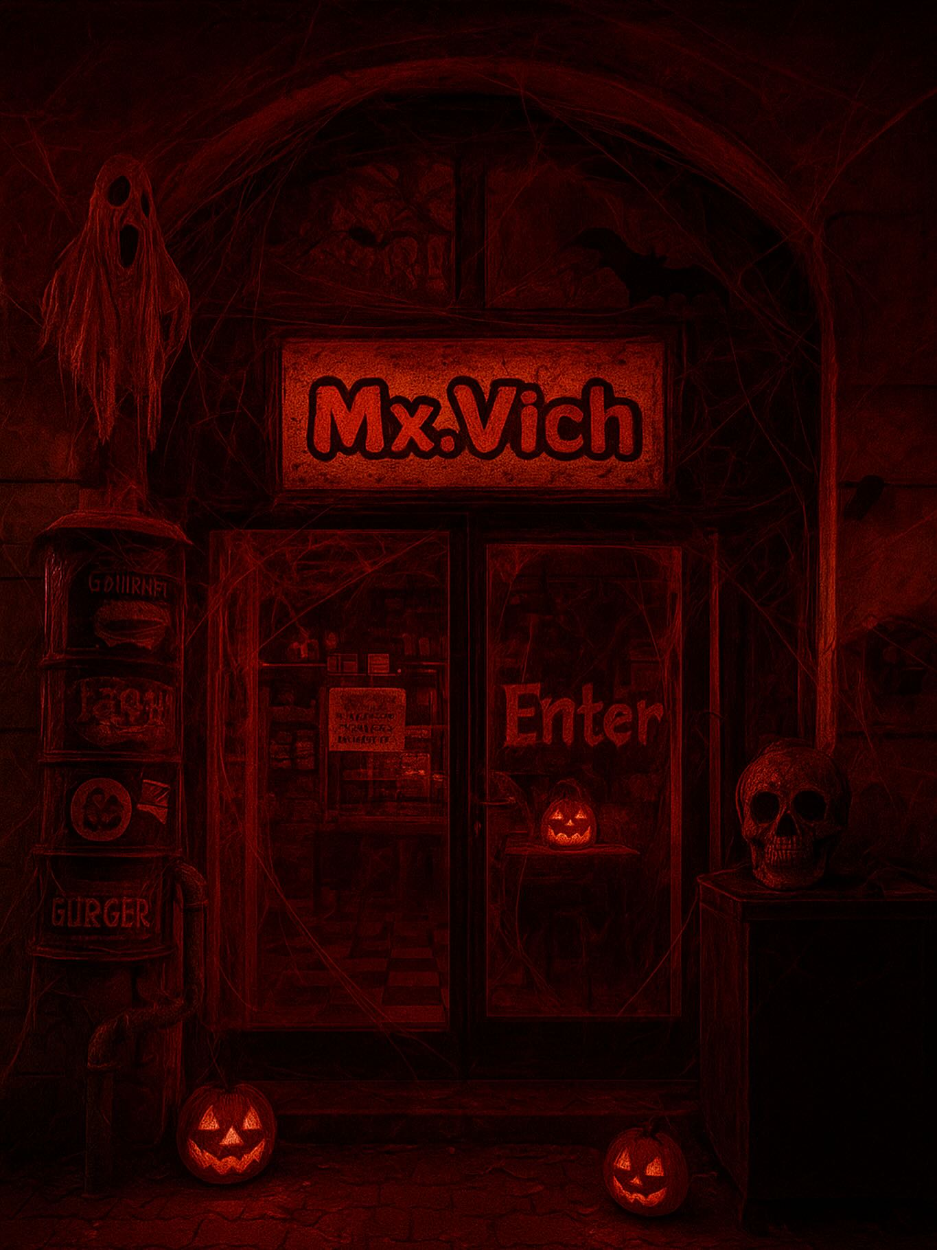 🍔🎃 Ma van HALLOWEEN! 🎃👻
A szellemek már kiszemelték a Mx.Vich BURGER-t, mert tudják, hogy itt készülnek a város legfrissebb, legfélelmetesen finom smashed burgerei! 💀🔥
Ha mersz, térj be ma este egy hátborzongatóan jó falatra – de vigyázz… lehet, hogy nem csak te leszel éhes! 😱🍔