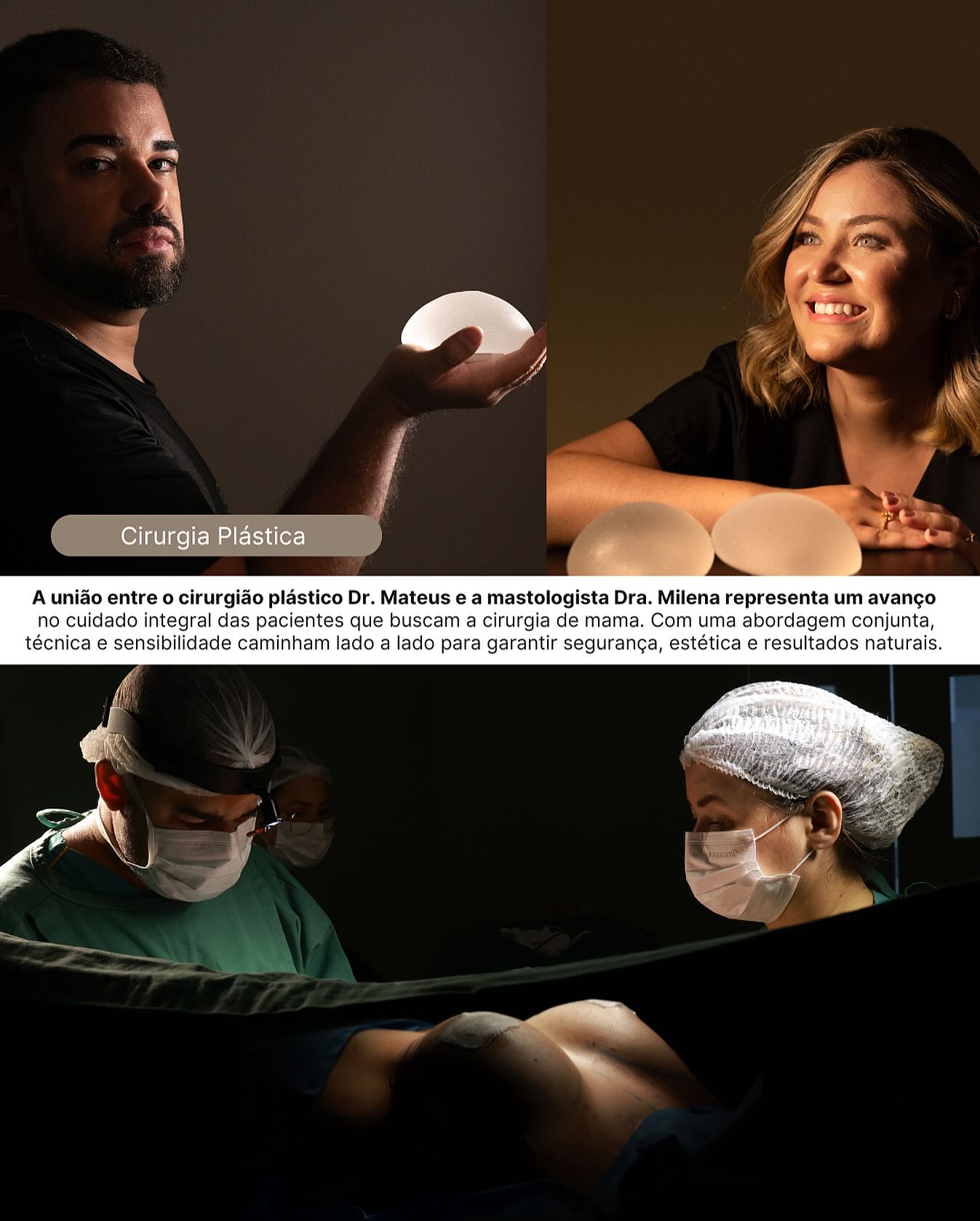 Somos muito gratos por acompanhar a evolução da tecnologia e aplicar o nosso próprio método para alcançar resultados realmente explêndidos nas cirurgias de mama.
Cada detalhe é pensado com técnica, sensibilidade e precisão — porque entendemos que por trás de cada cirurgia existe uma história, um sonho e o desejo de se sentir plena novamente.
A combinação entre ciência, experiência e inovação é o que torna o nosso trabalho tão especial. Gratidão aqueles que confiam em nosso trabalho e a vocês que estão chegando agora sejam bem vindos 😊