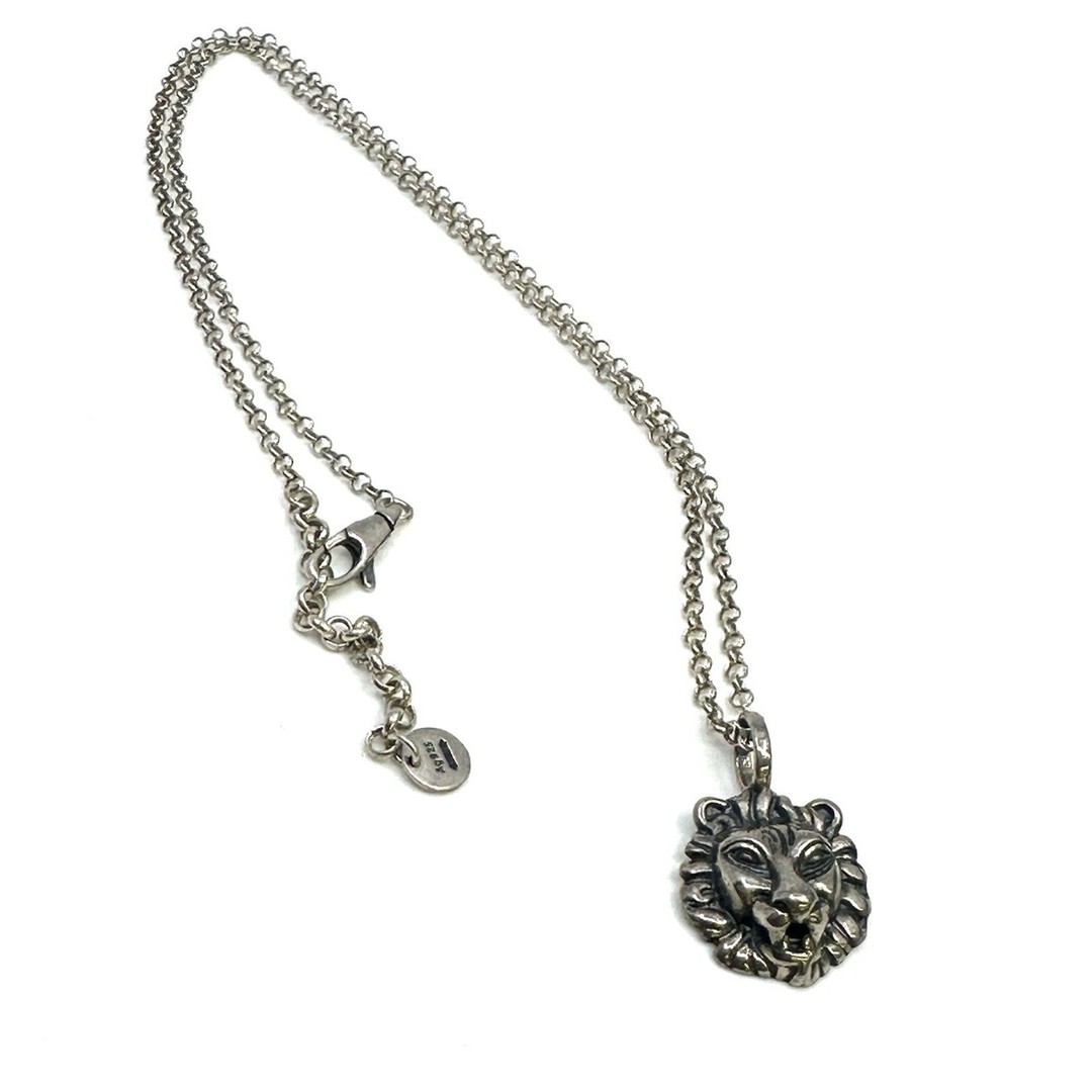 Only $275. Elevate your style with the Gucci GG Lion Head Necklace. Sterling silver charm with a bold lion head pendant and adjustable 20"-22" chain. Crafted in Italy for a timeless look. #GucciStyle #SilverJewelry #LionHeadCharm ๐ฆโจ #LionHead
https://ebay.us/m/KEkBCw