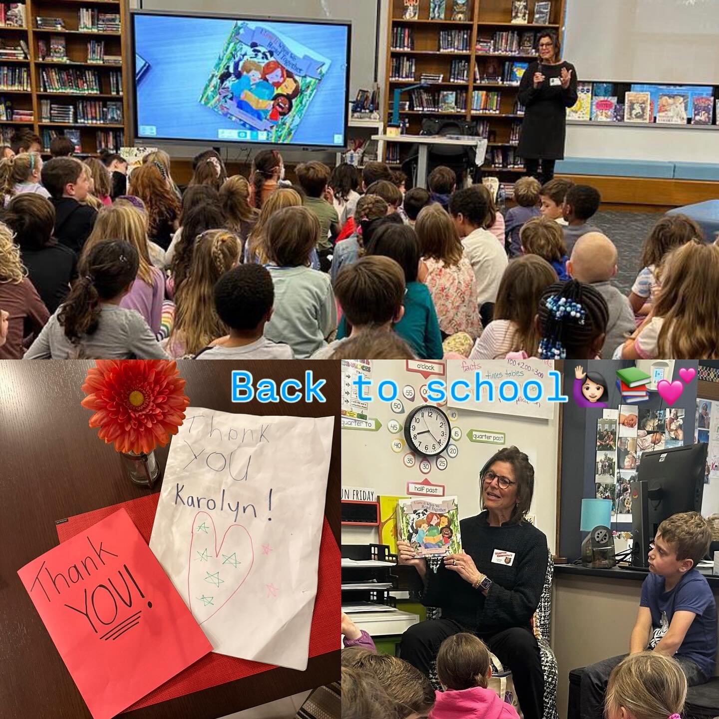 Thanks to my great nephews for welcoming me into their classrooms! #togetherwithkarolyn #missionpointpress