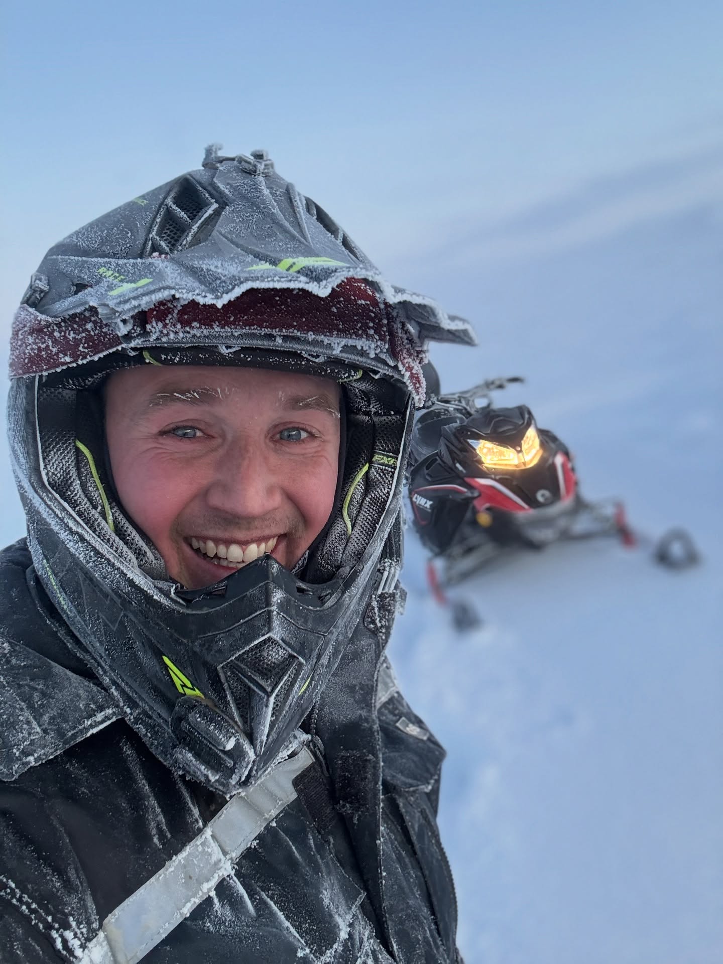 First Look at the new Snow! Winter season 2025/2026 is starting! First Snowmobile tracks tested today! #Northiceland #myvatn #iceland