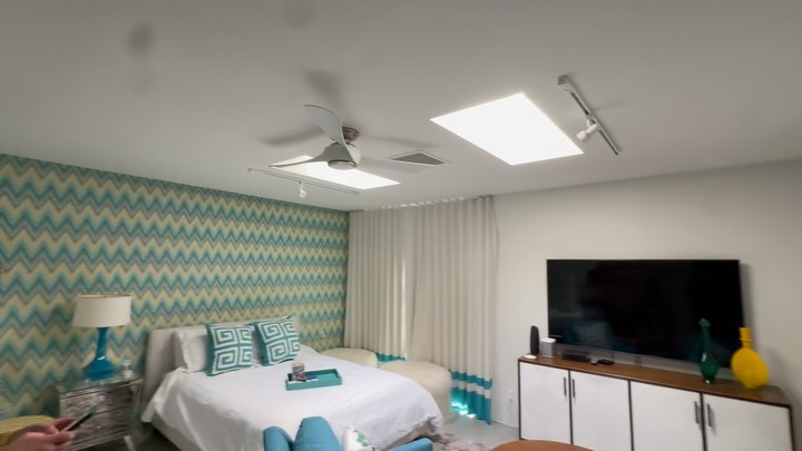 Let’s sleep in tomorrow! Skylites @hunterdouglas #motorized #powerview .
.
.
.
.
#rollshades #palmsprigsblinds #hunterdouglas #somfy #blackouts #laquintablinds #ranchomirage #indianwells #palmdesert #cathedralcity
#palmsprings #rollershades #windowtreatmentpalmsprings #shutters #plantationshutters #motorizedrollershades #electricrollershades #automatedrollershades #smarthome