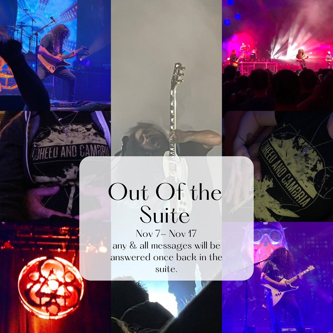 It’s crazy that the time has finally come and I’m making this post!
20 years ago, two teens started dating, one night Christian played a few songs by a band Coheed and Cambria, this began the concerts, traveling New England to see them all around, going to D.C and even being at the same show while not being together.
Back during Covid coheed put out the first cruise. And for the last few years we’ve seen the flyers and life just didn’t quite work out for us to go. But this year, this is the year!
Tomorrow we fly out and Saturday we’ll be on a huge ship with fellow coheed connoisseurs along with a huge amount of other bands and entertainment! 🎸 🎶
I’ll be out of the suite nov 7 - Nov 17. Once on the ship I’ll be limited to the service and access to my booking system. December schedule is up and open for booking online.
Can’t wait to see everyone right before the holidays and have all the best stories of truly a once in a life time experience.
And thank you to the village we have to help this all happen! We love and appreciate you all 💕