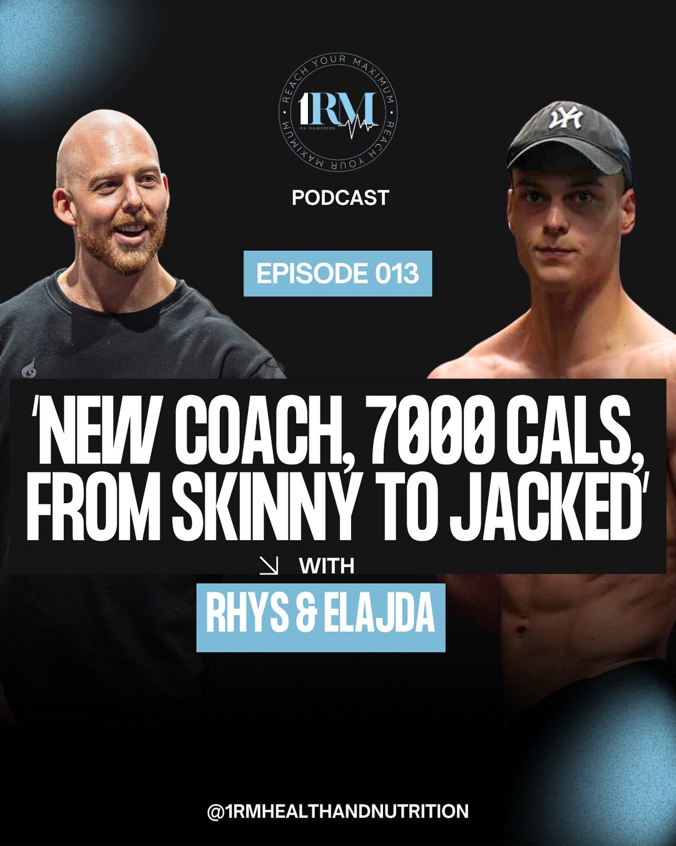 1RM Podcast Ep.13 - Welcoming Coach Elajda to the 1RM Coaching Team! 💪
From skinny to jacked, Elajda’s journey is one that speaks to pure hard work, patience and eating like it’s your full-time job. At one point this man was smashing over 7000 calories a day just to build the foundation he has now — and trust us, it paid off.
In this video, we sit down with Elajda to dive into his story.
How he started, how he built his physique and what it really takes to go from the kid struggling to gain weight to the coach helping others do the same.
We’re pumped to have him as part of the 1RM family, bringing fresh energy, passion and serious knowledge to our clients.
👉 Subscribe to follow more transformations, training talk, and behind-the-scenes moments from the 1RM team.
📍 Apply for Coaching: www.1rmhealthandnutrition.com.au
🔥 Follow us on Instagram: @1rmhealthandnutrition